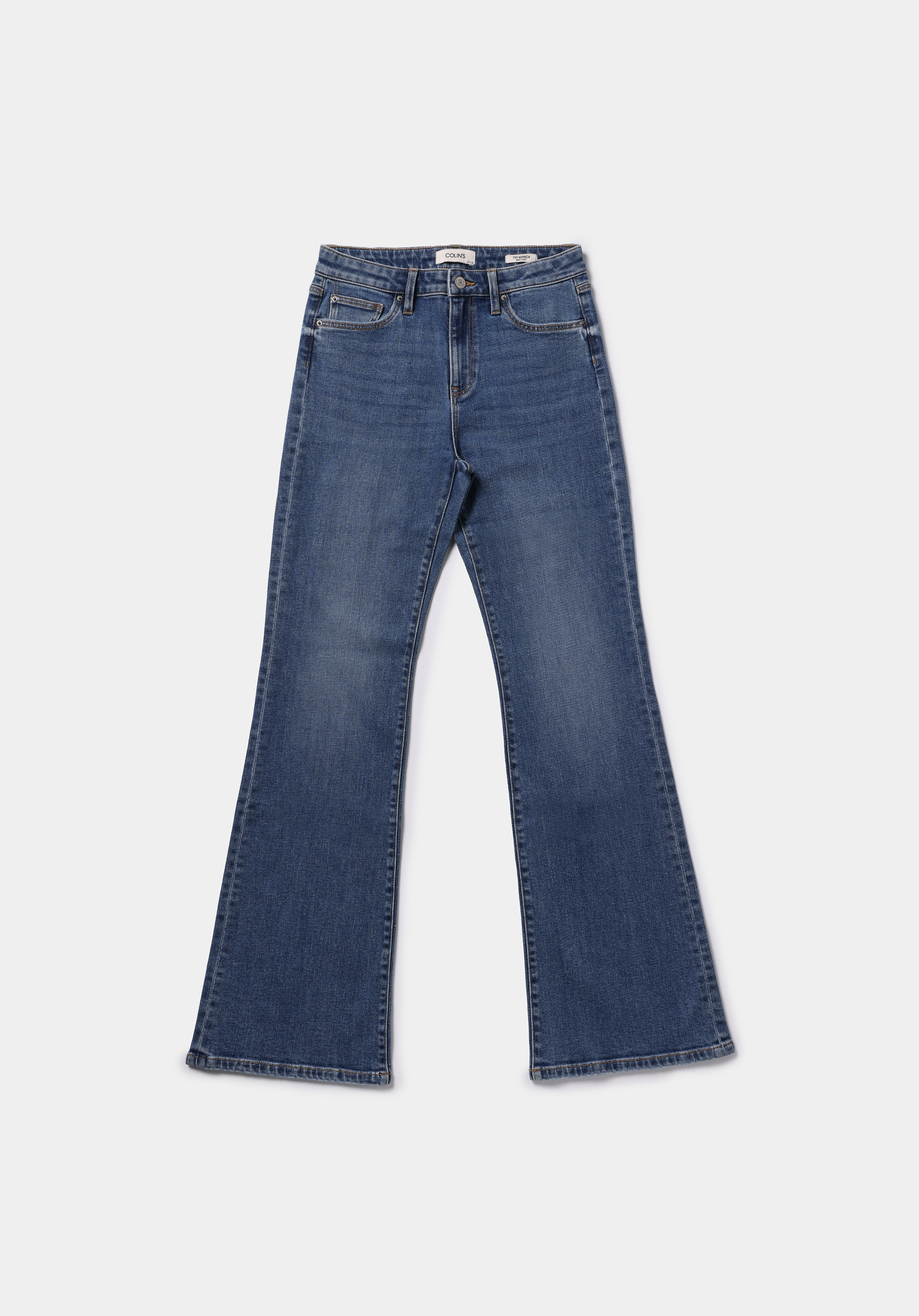Regular Fit   Kadın Light İndigo Denim Jean Pantolon