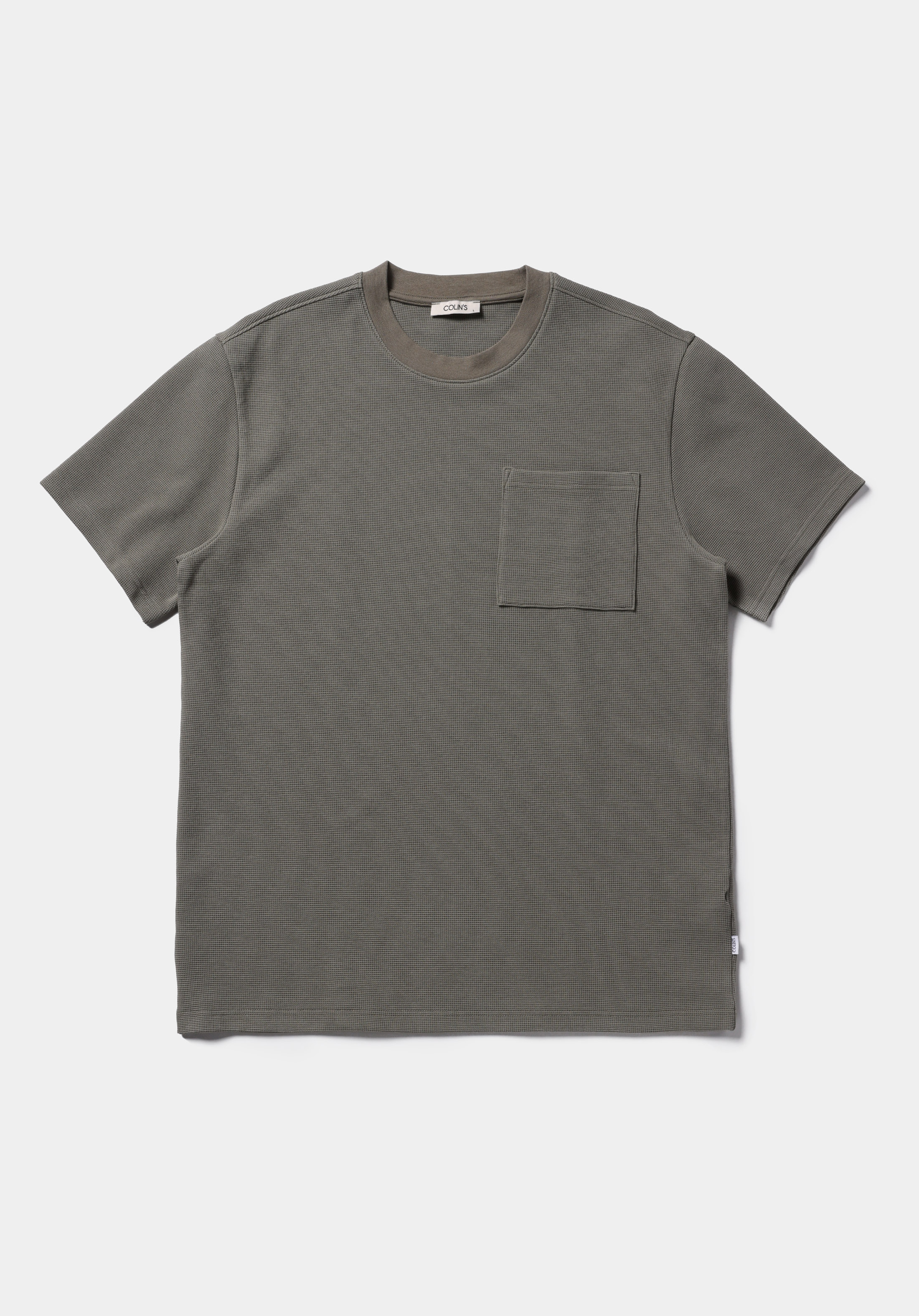 Comfort Fit Yuvarlak Yaka Düz Erkek Yeşil Kısa Kol Tişört