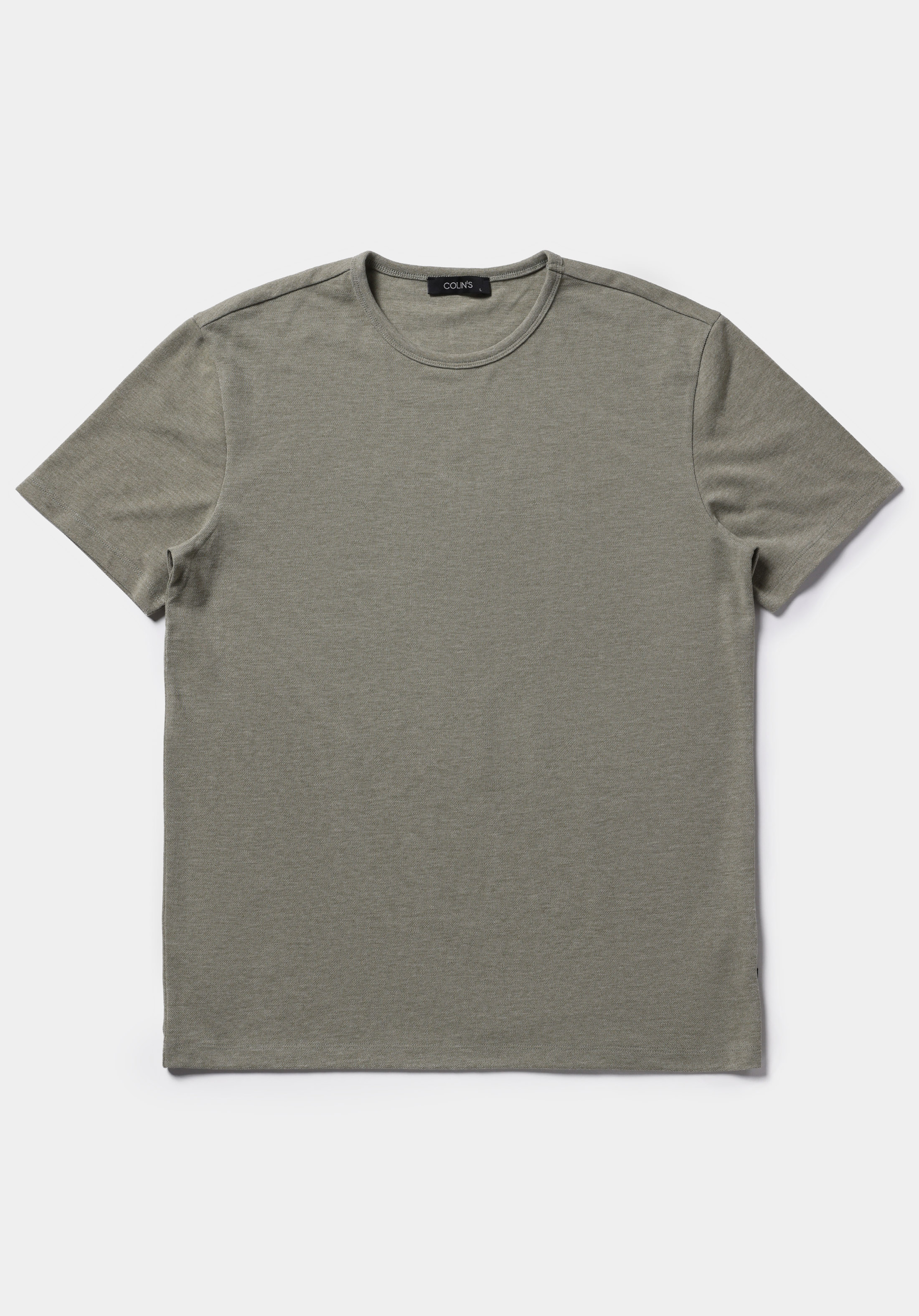 Regular Fit Yuvarlak Yaka Düz Erkek  Kısa Kol Tişört