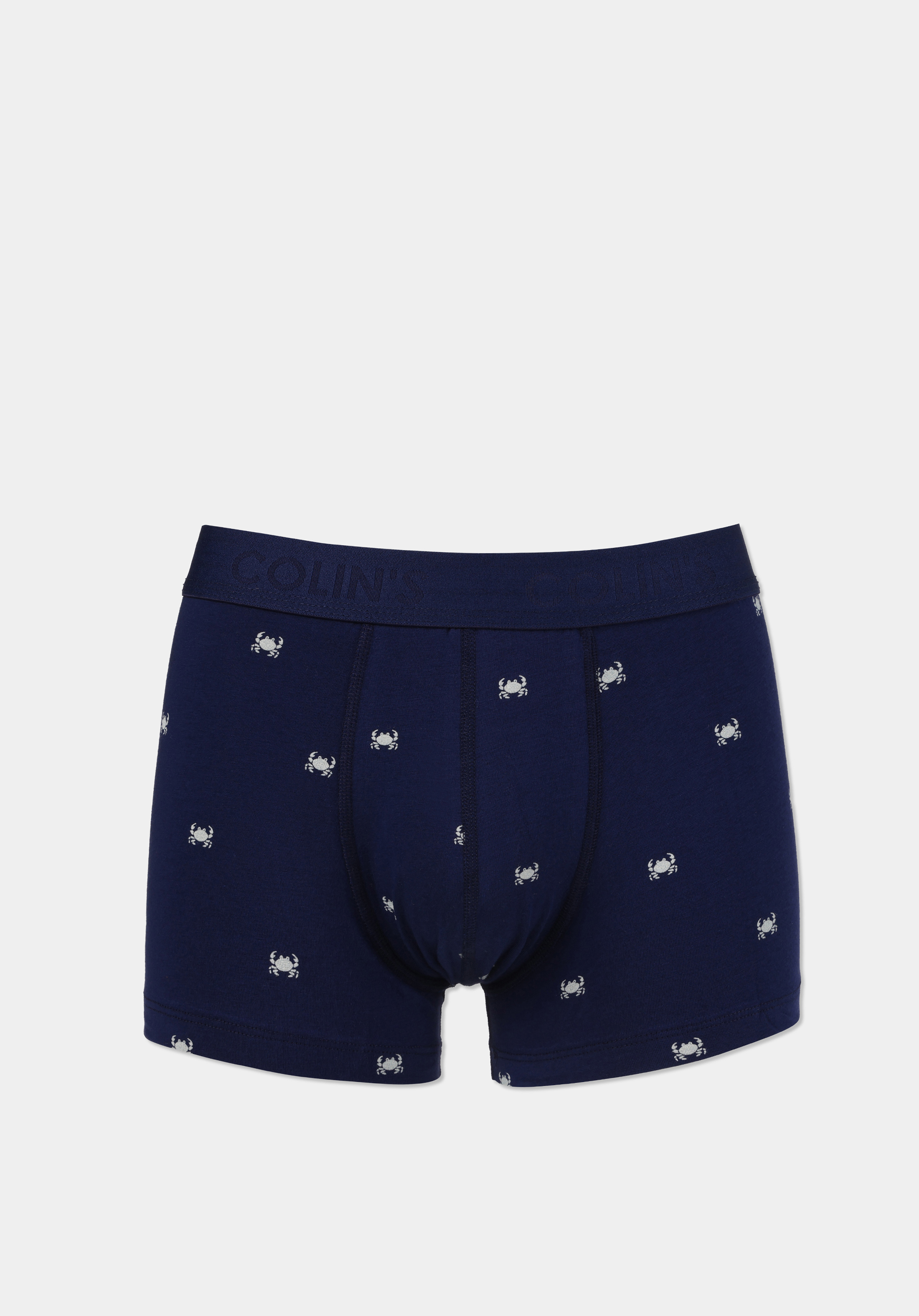 Modern Fit Baskılı Erkek Lacivert Boxer