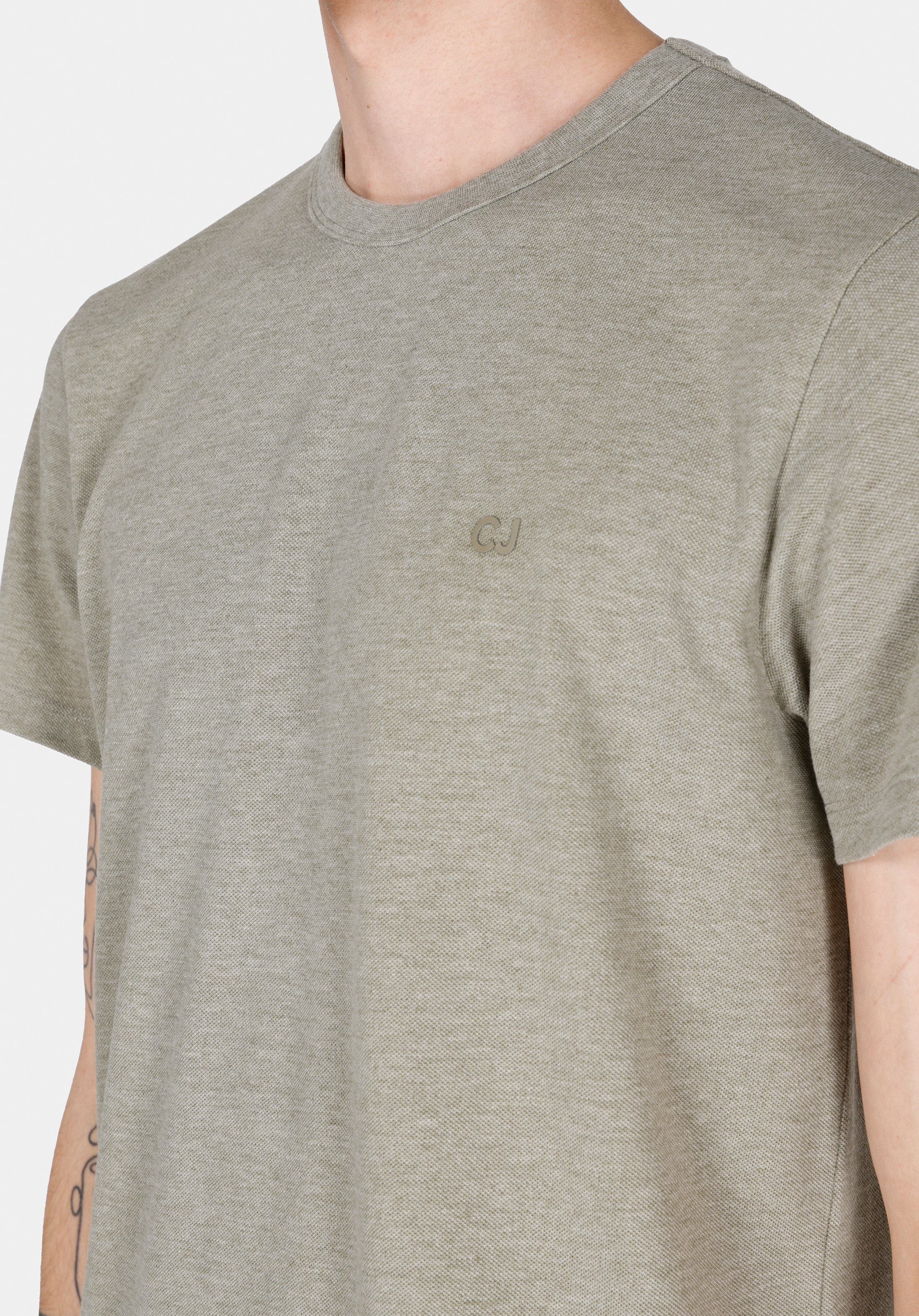 Regular Fit Yuvarlak Yaka Düz Erkek  Kısa Kol Tişört