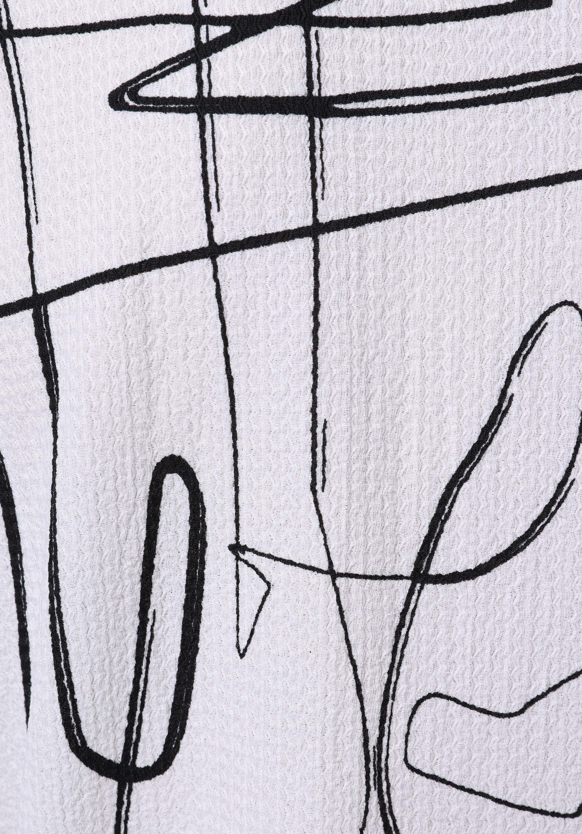 Regular Fit Shirt Neck Baskılı Erkek Siyah Kısa Kol Gömlek