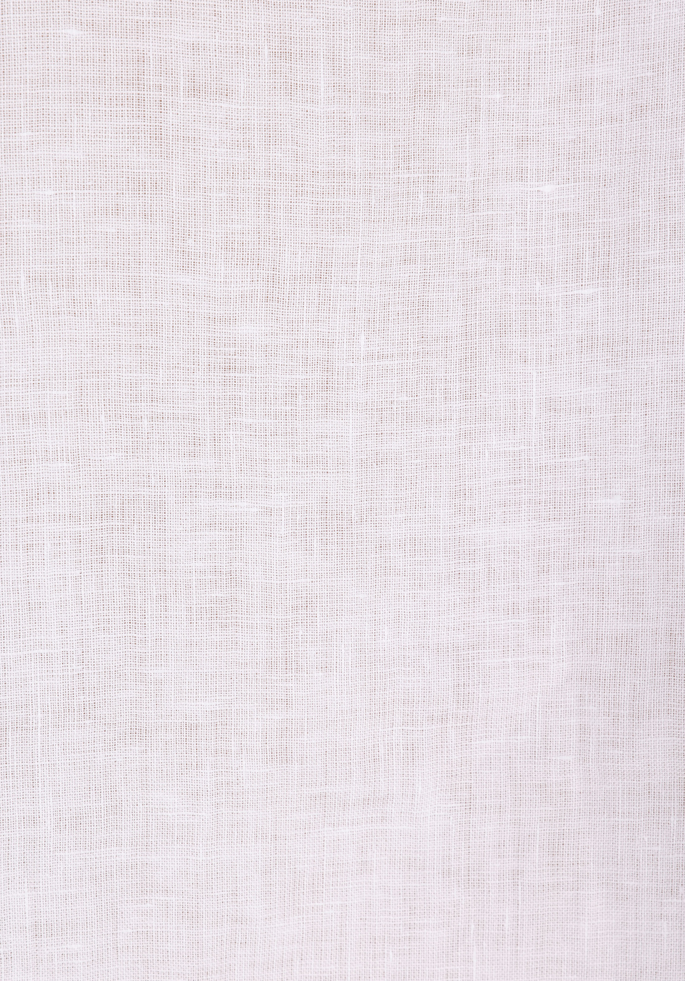 Regular Fit Shirt Neck Düz Erkek Beyaz Uzun Kol Gömlek