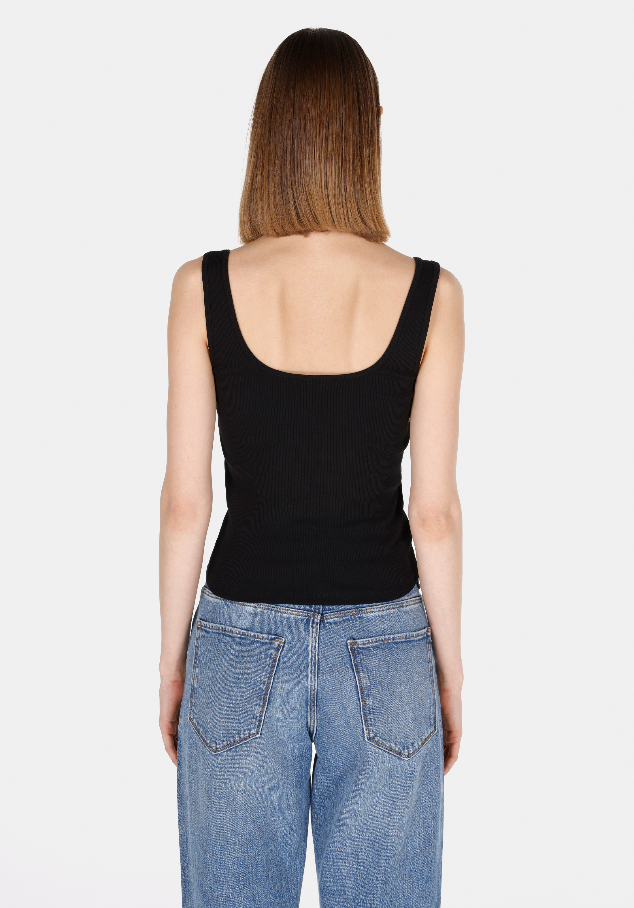 Slim Fit   Kadın Siyah Atlet