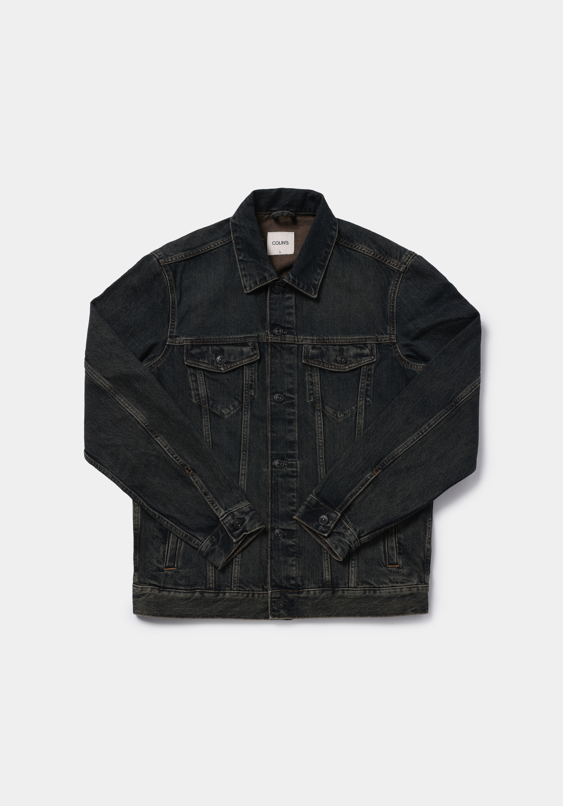 Regular Fit Düğmeli Astarsız  Erkek Yeşil Ceket