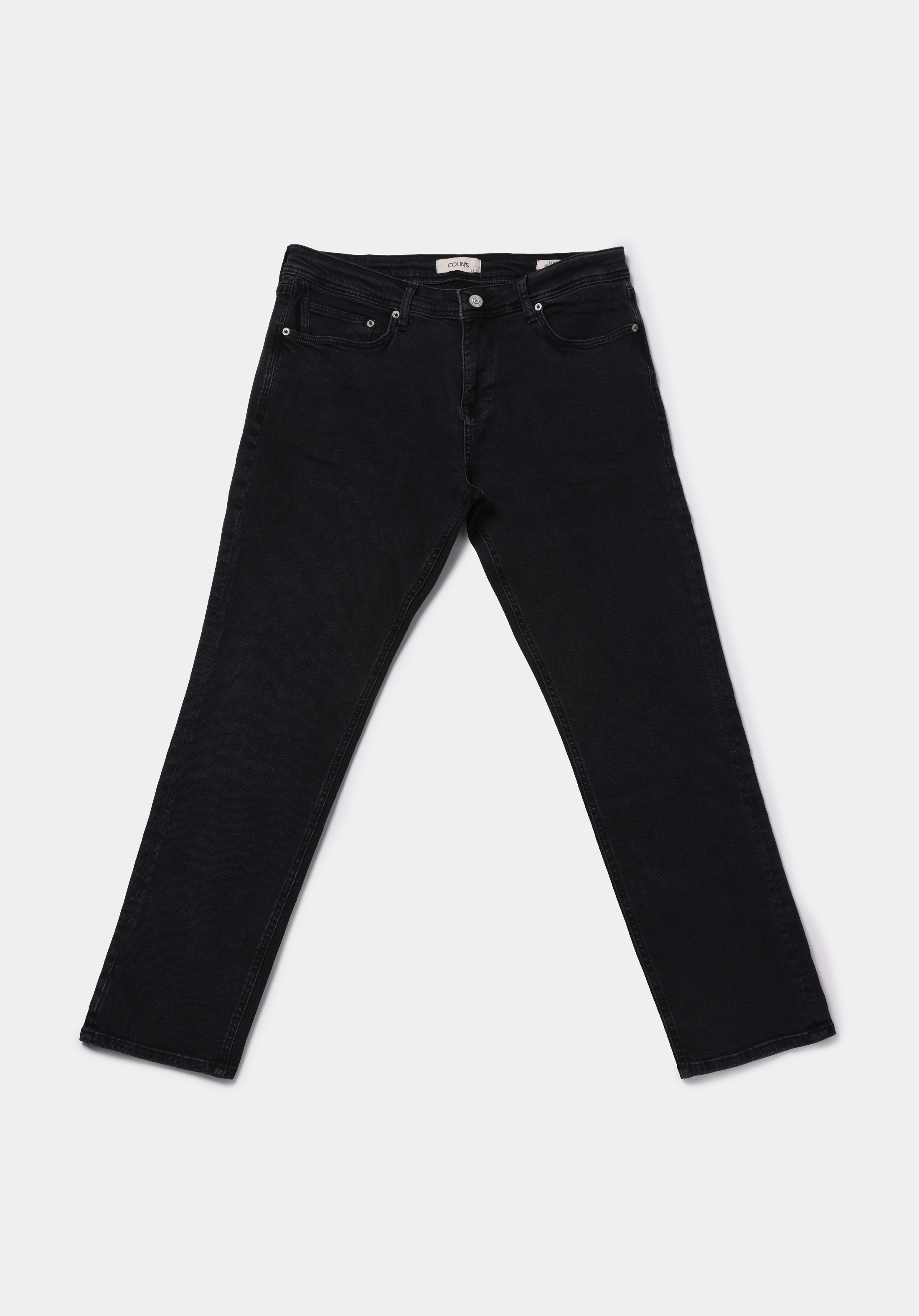 Regular Fit   Erkek Siyah Jean Pantolon