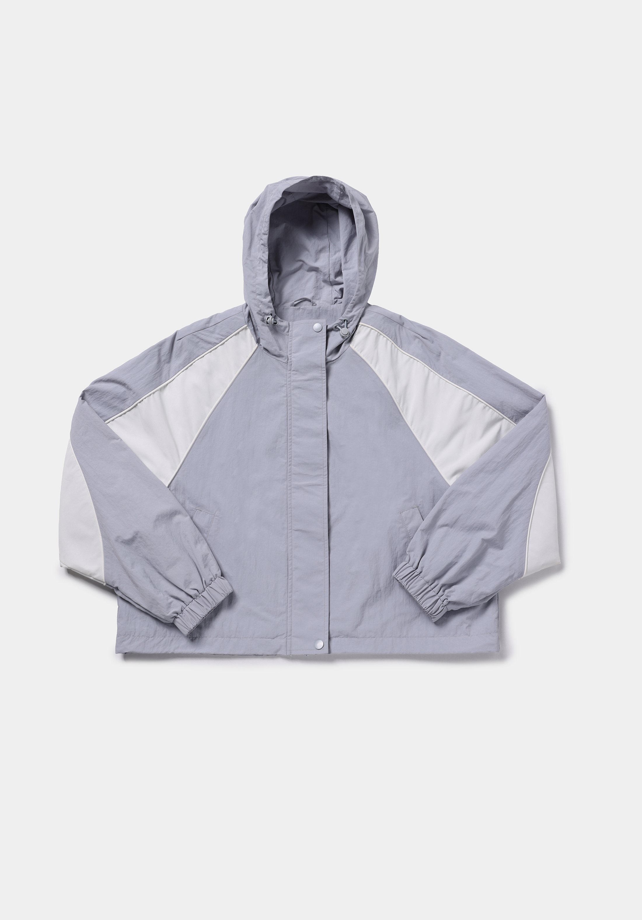 Regular Fit Fermuarlı Astarlı Suya Dayanıklı Kadın Mavi Ceket