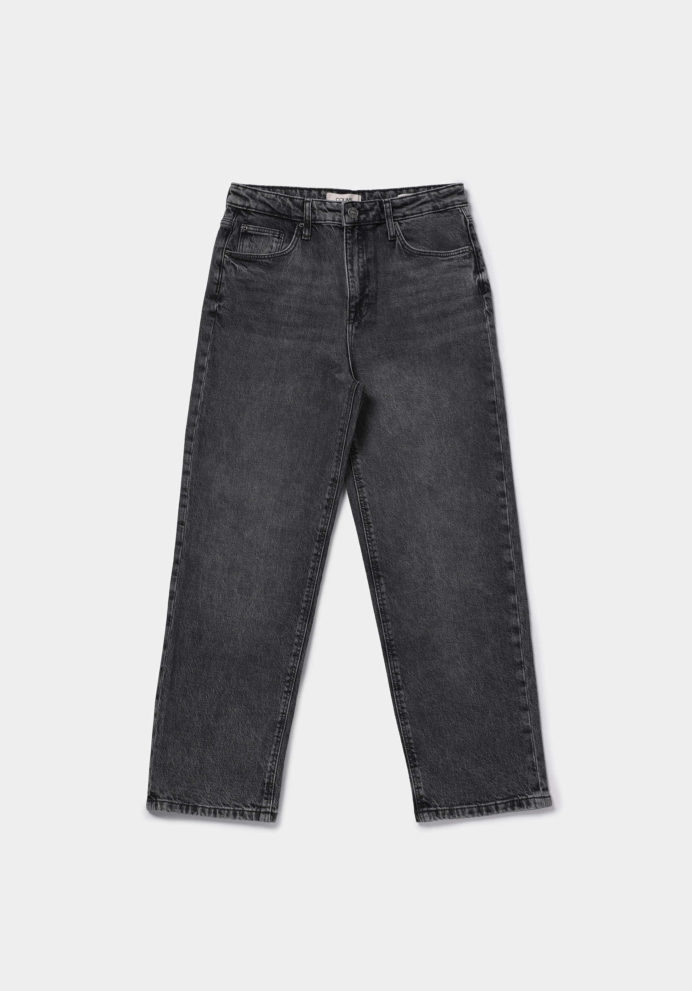 Straight Fit   Kadın Black Denim Jean Pantolon