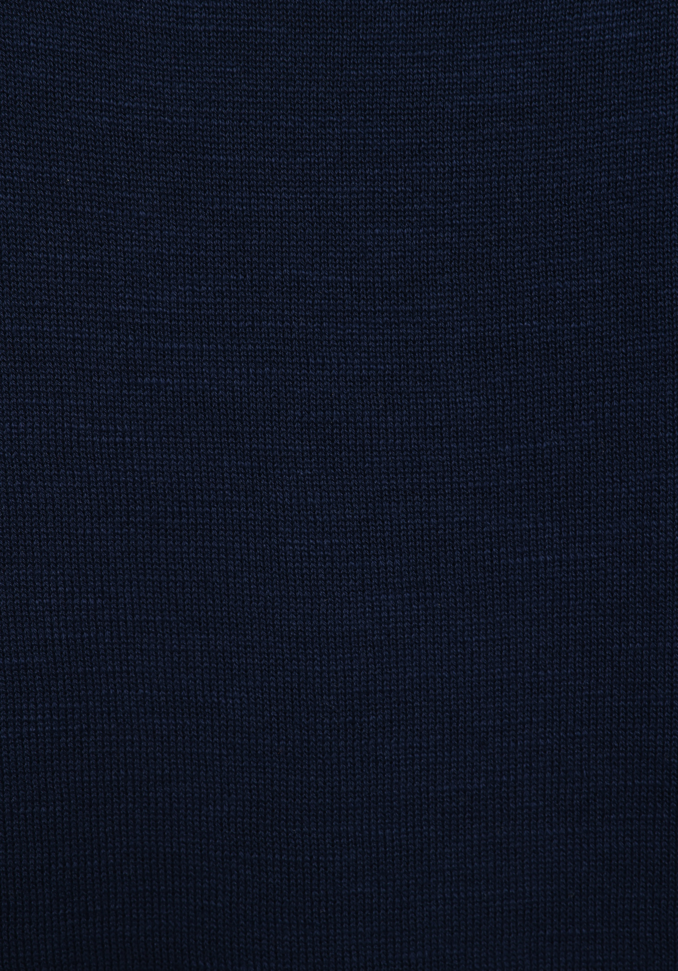 Regular Fit Yuvarlak Yaka Jakarlı Erkek Lacivert Kazak