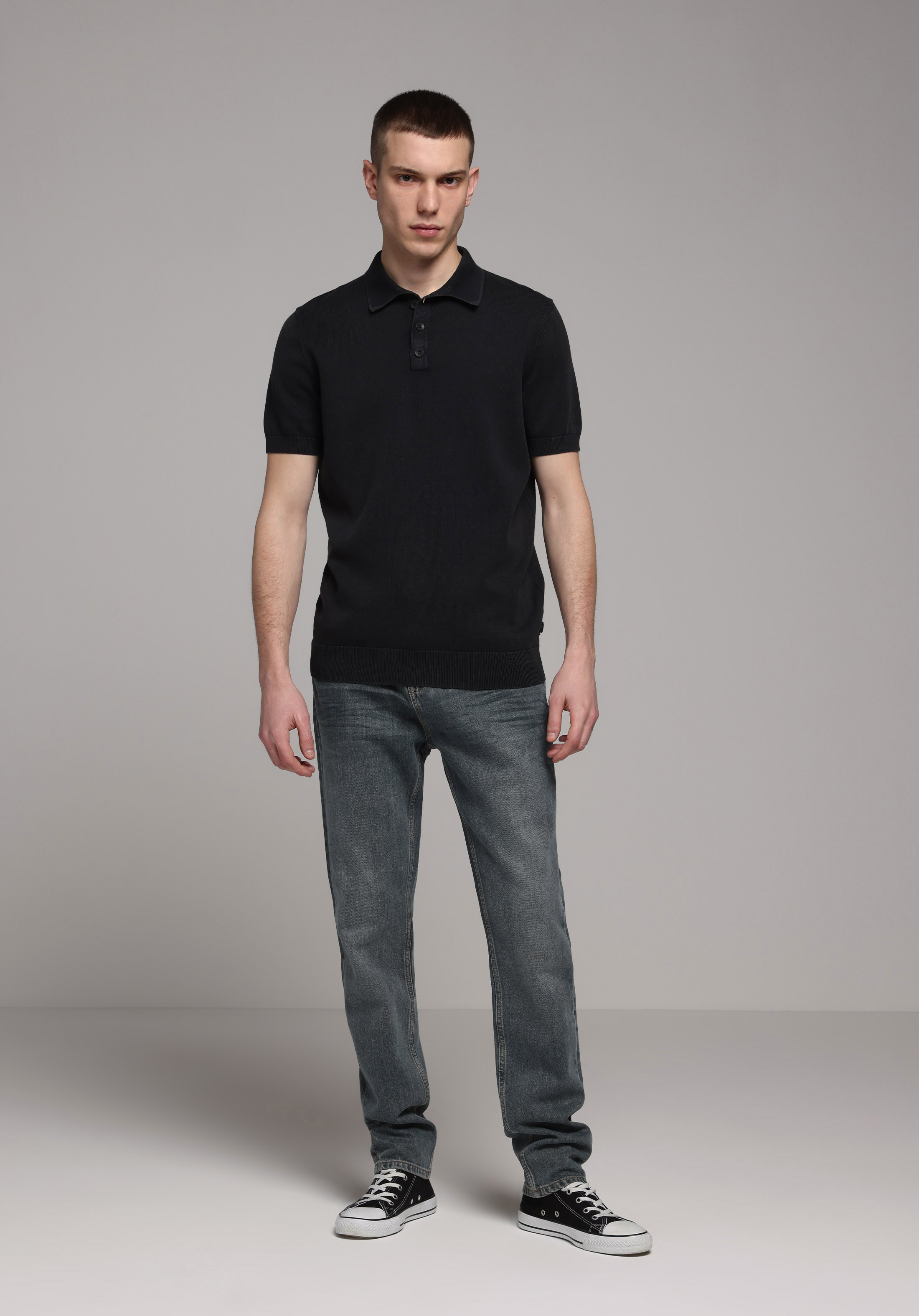 Regular Fit   Erkek Antrasit  Kazak