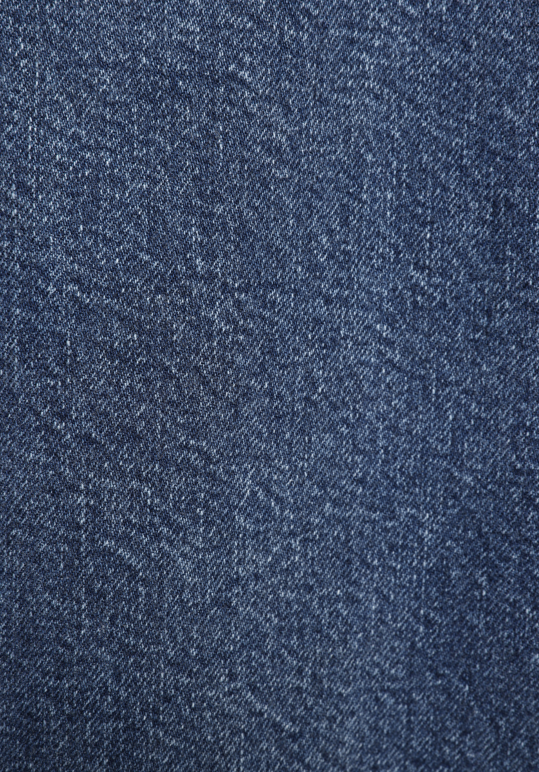 Oversize Fit   Erkek Mavi Shacket