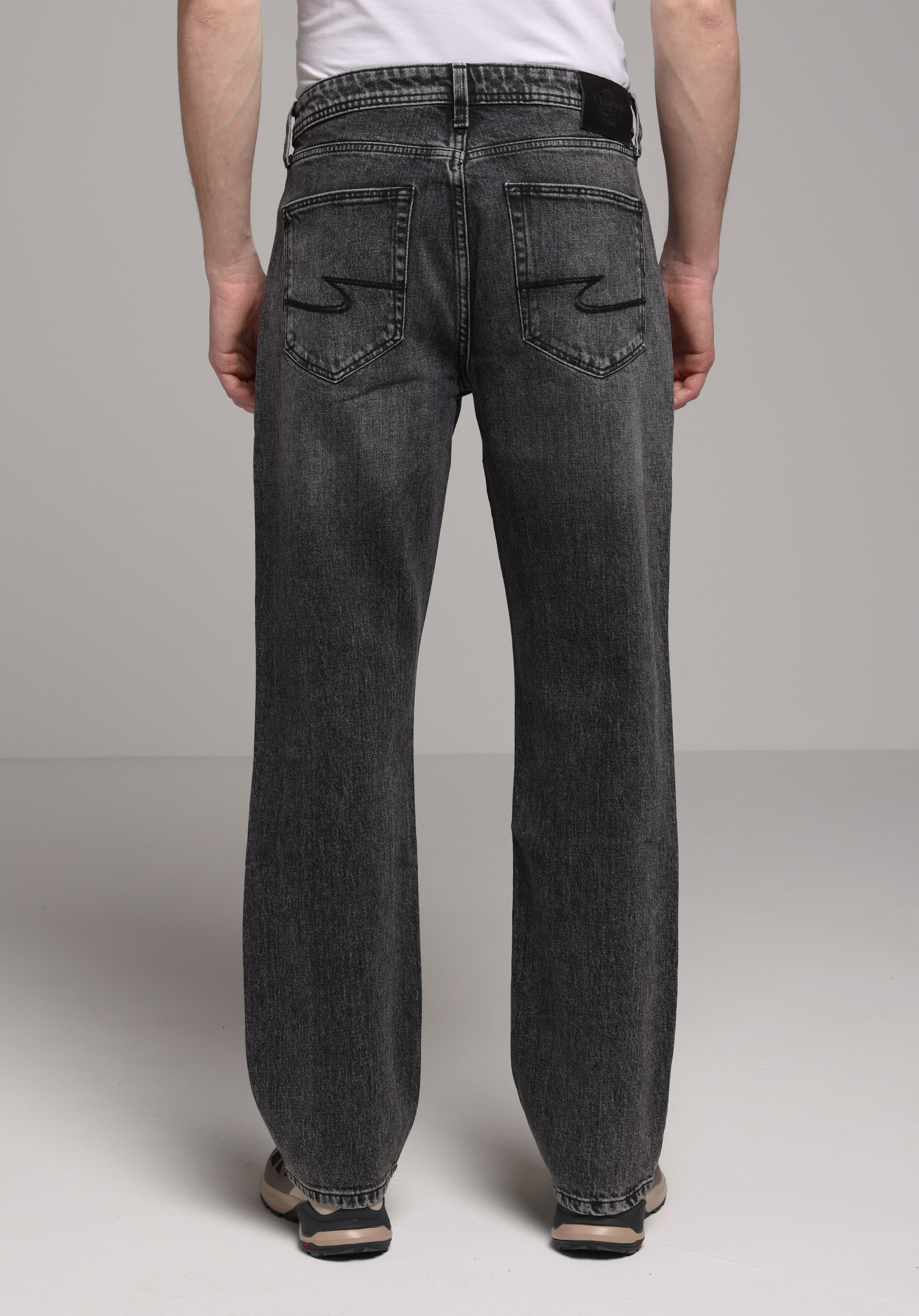 Regular Fit   Erkek Black Denim Jean Pantolon