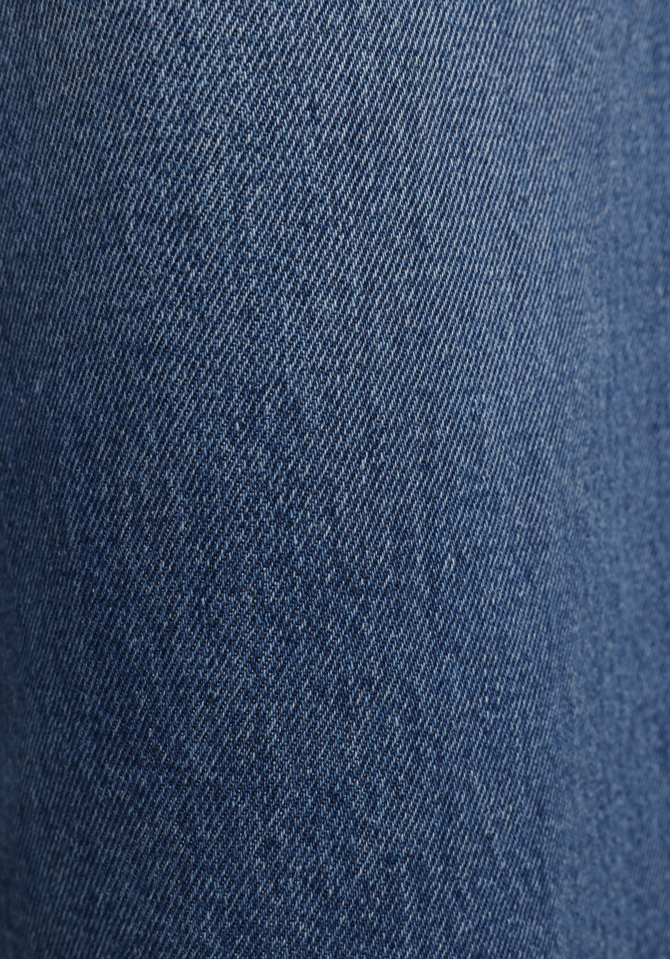 Loose Relaxed Fit   Erkek Mid İndigo Denim Jean Pantolon