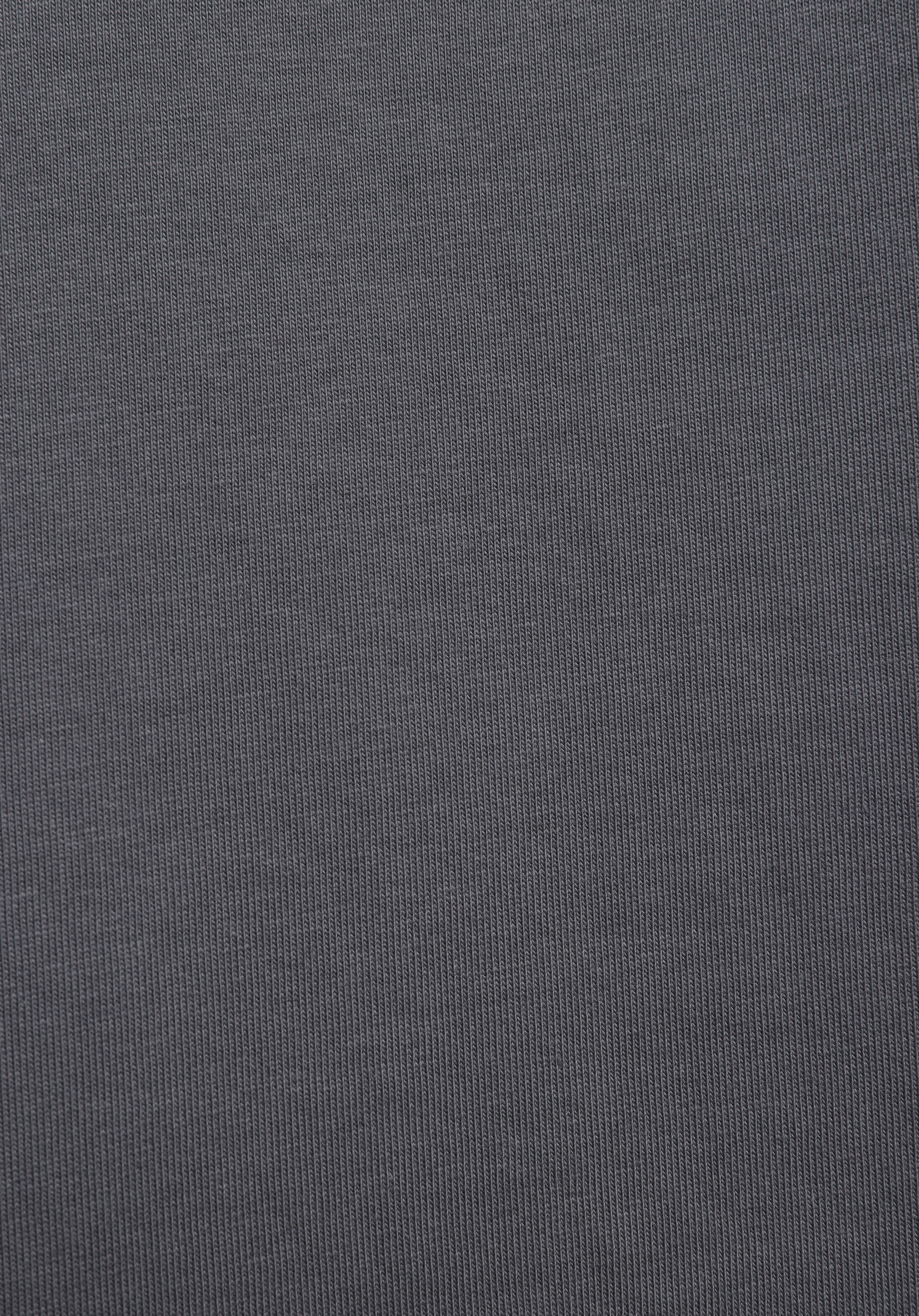 Oversize Fit Yuvarlak Yaka Düz Erkek Antrasit Kısa Kol Tişört