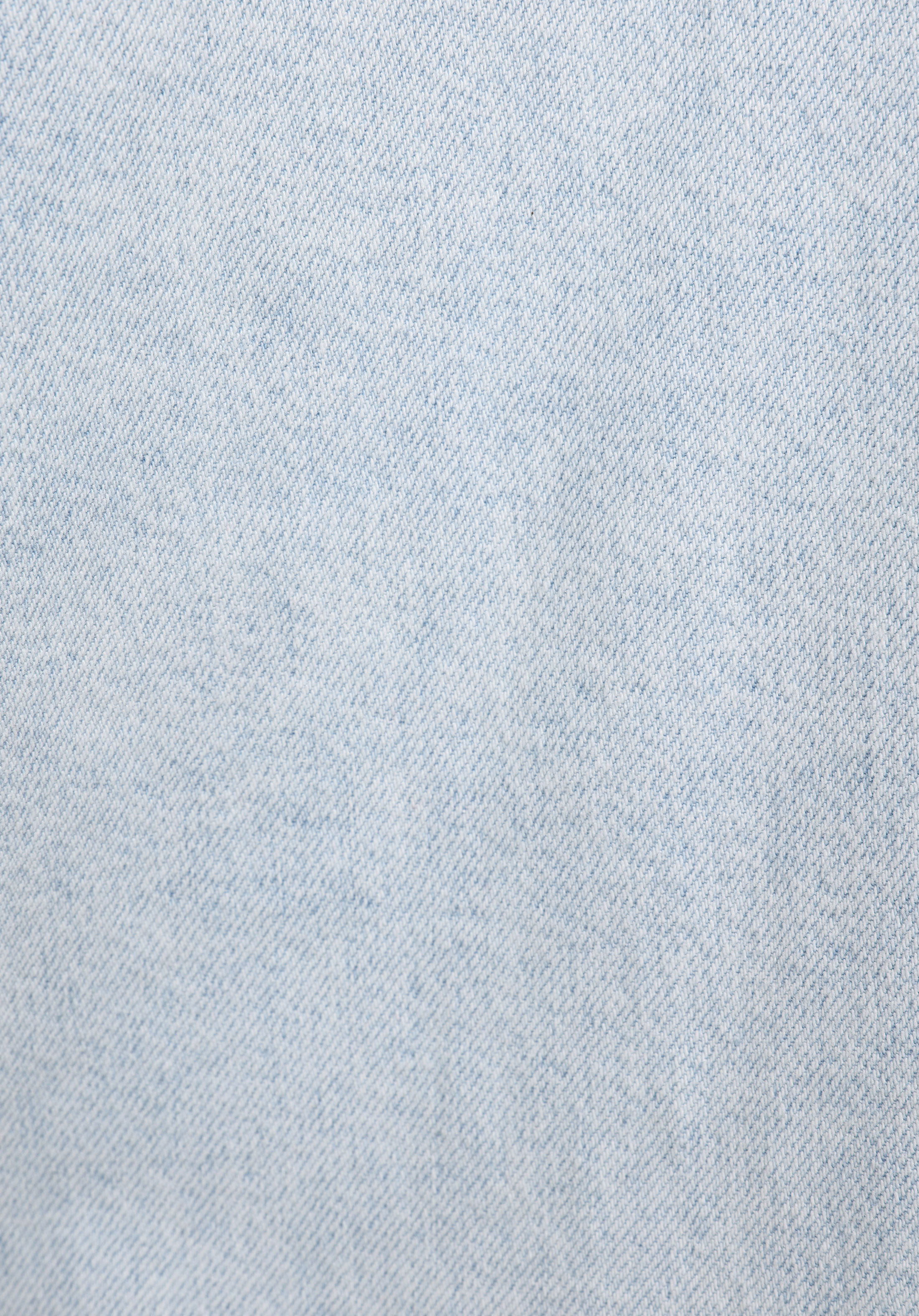 Regular Fit   Erkek Light İndigo Denim Shacket