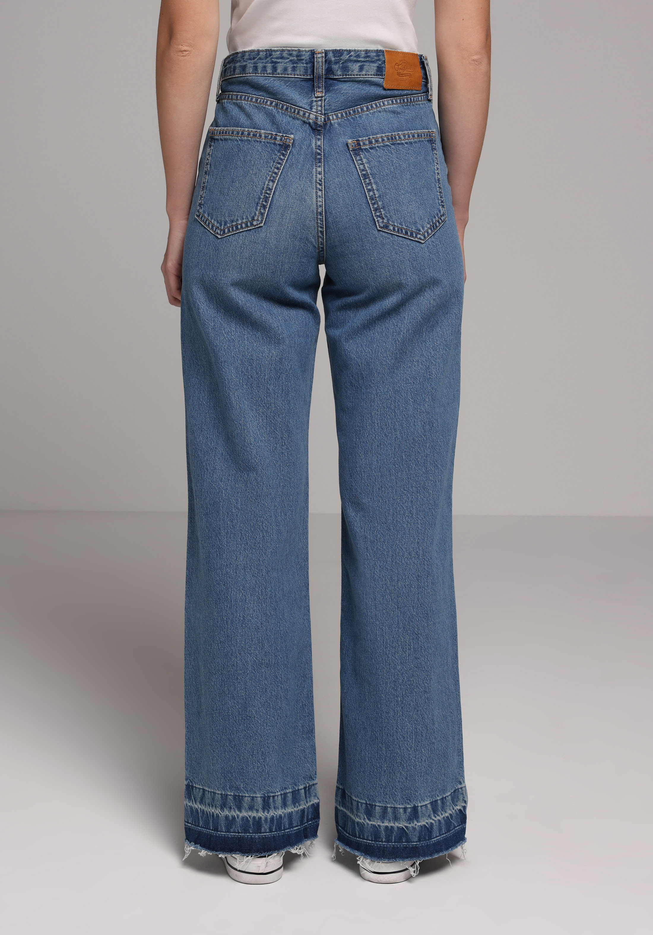 Regular Fit   Kadın Light İndigo Denim Jean Pantolon