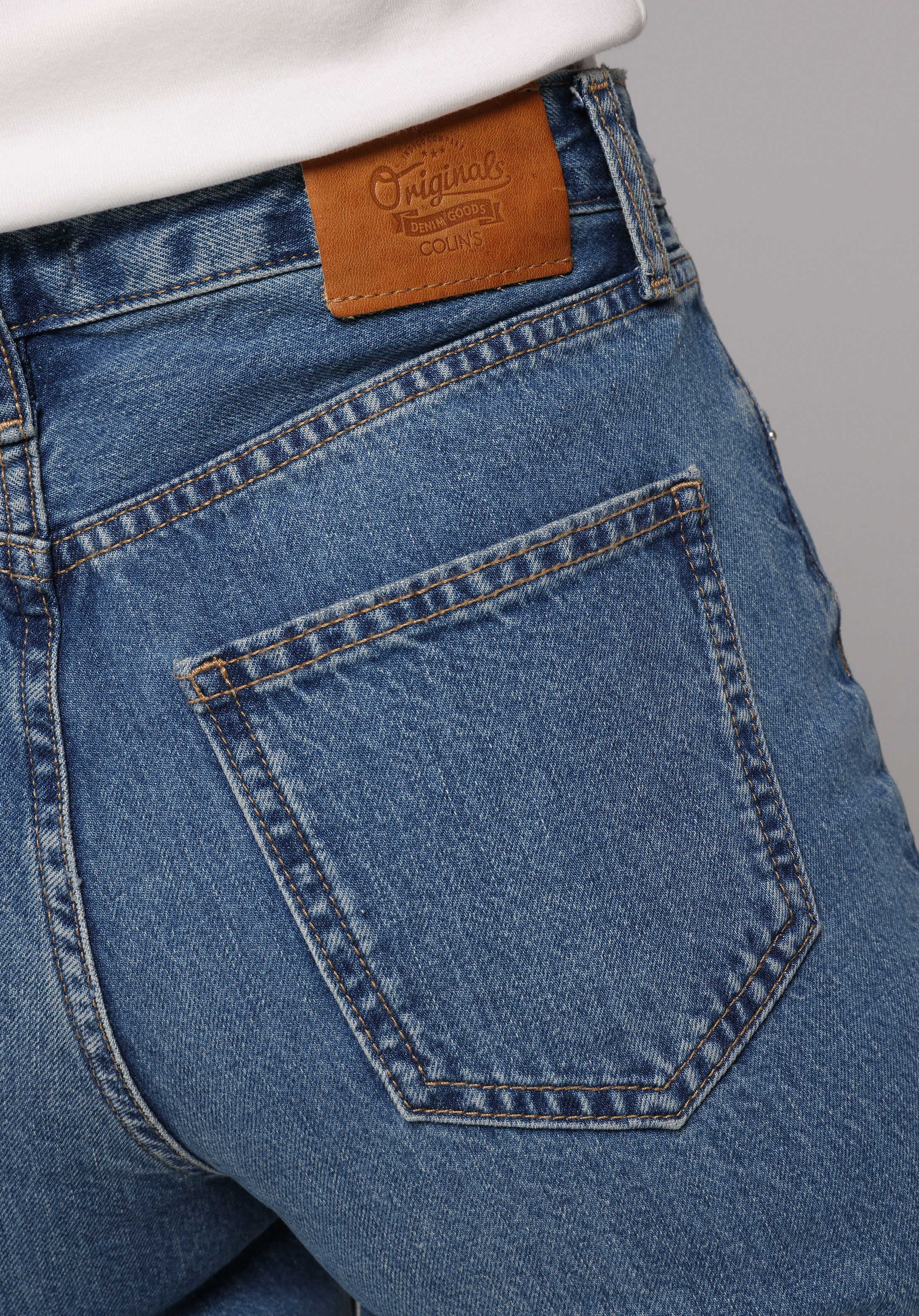 Regular Fit   Kadın Light İndigo Denim Jean Pantolon