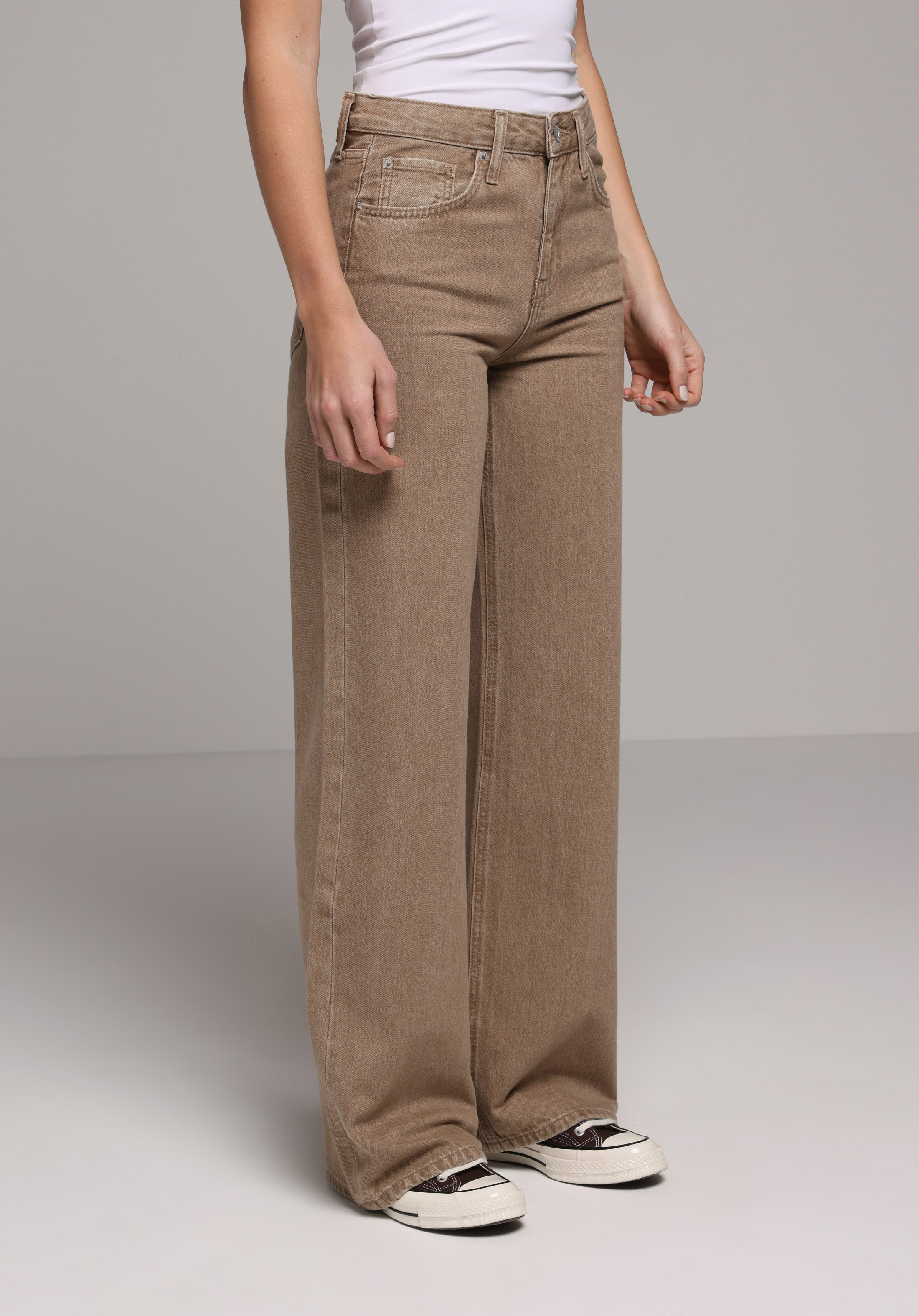 Regular Fit   Kadın Colour Denim Jean Pantolon