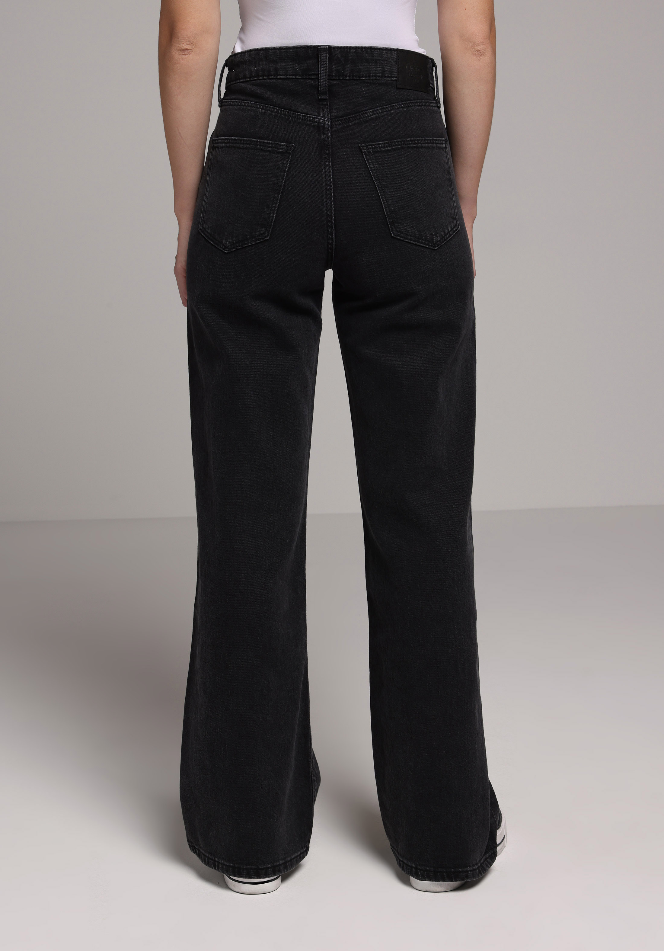 Regular Fit   Kadın Anthracite Denim Jean Pantolon