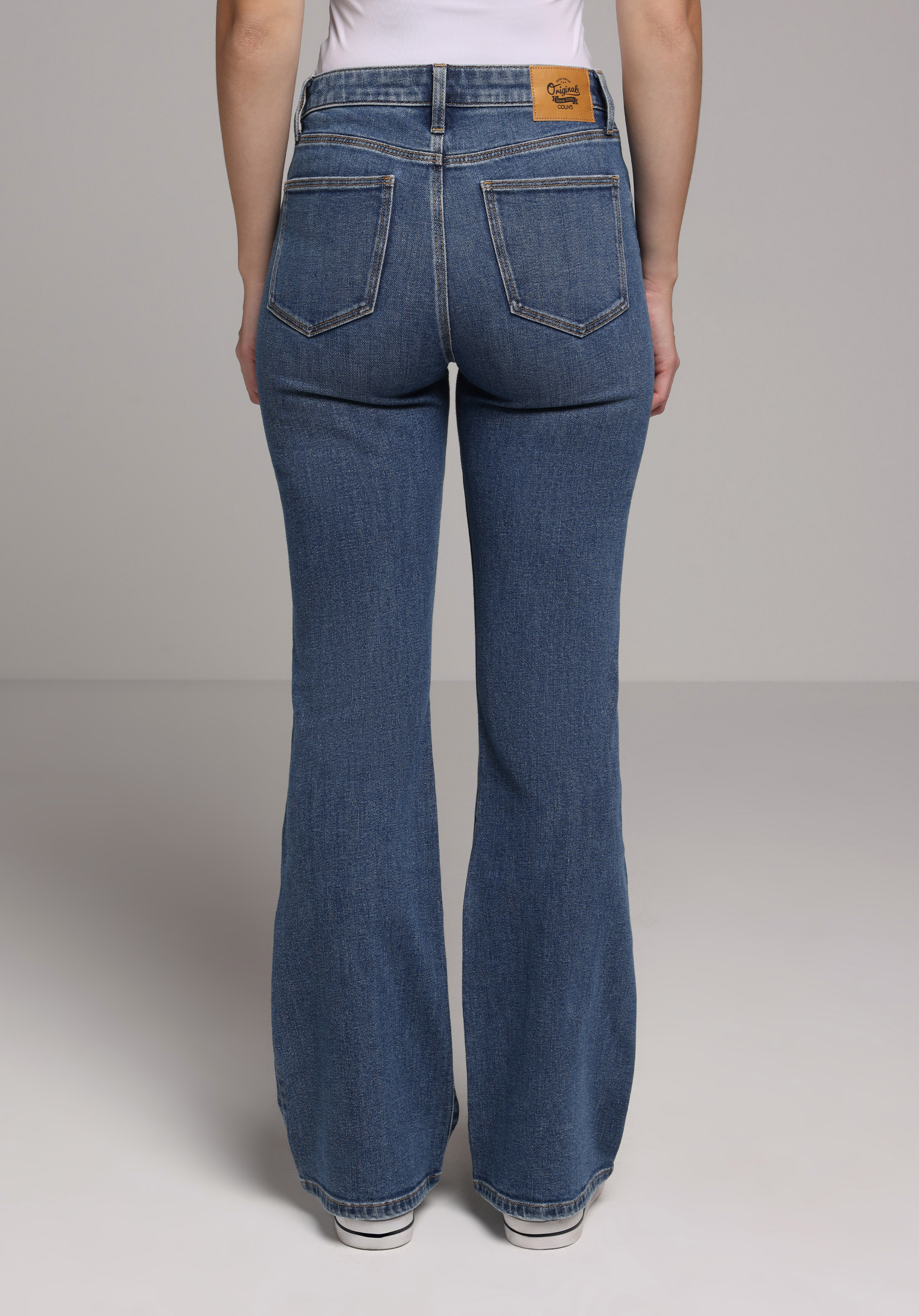 Regular Fit   Kadın Light İndigo Denim Jean Pantolon