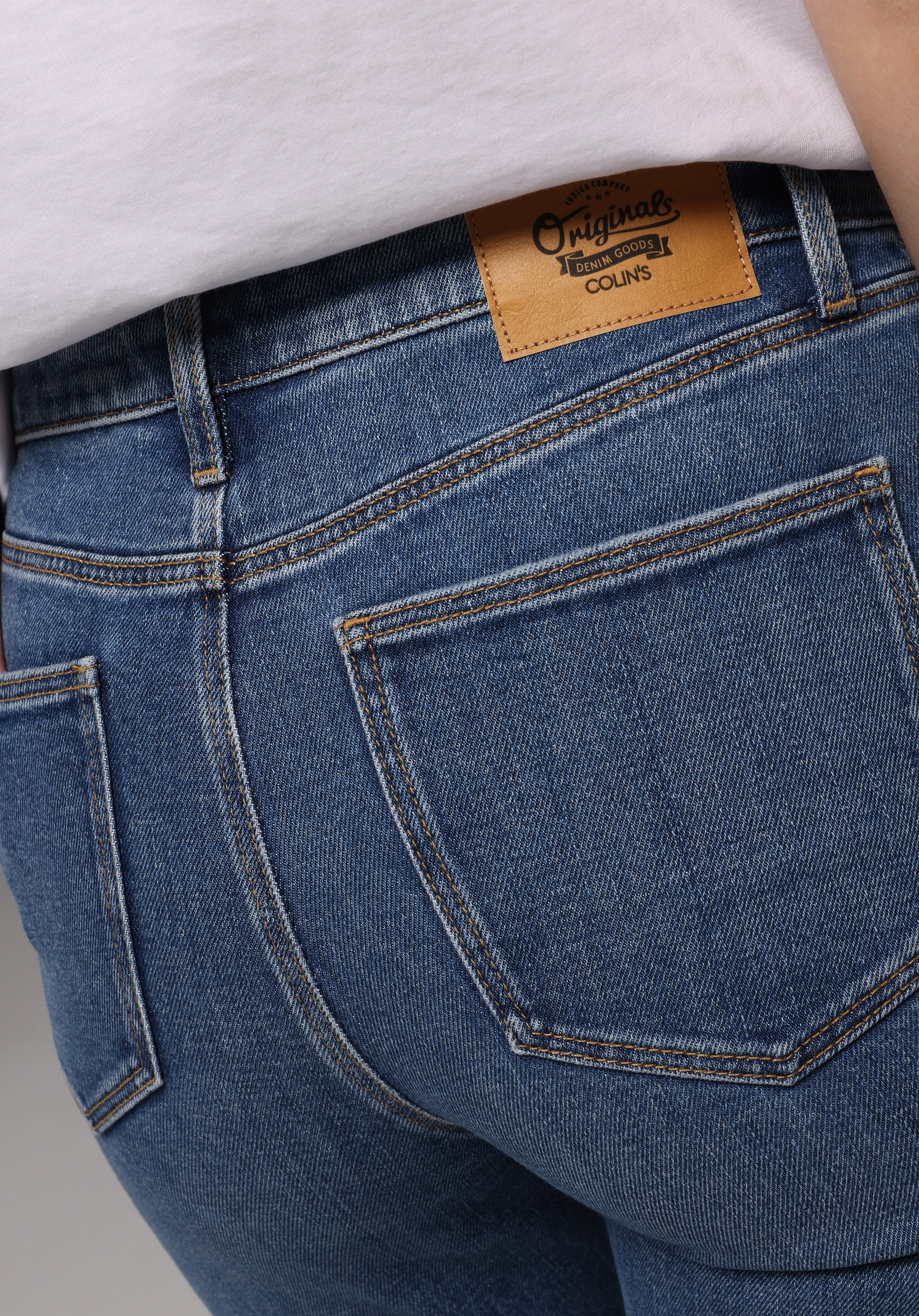 Regular Fit   Kadın Light İndigo Denim Jean Pantolon