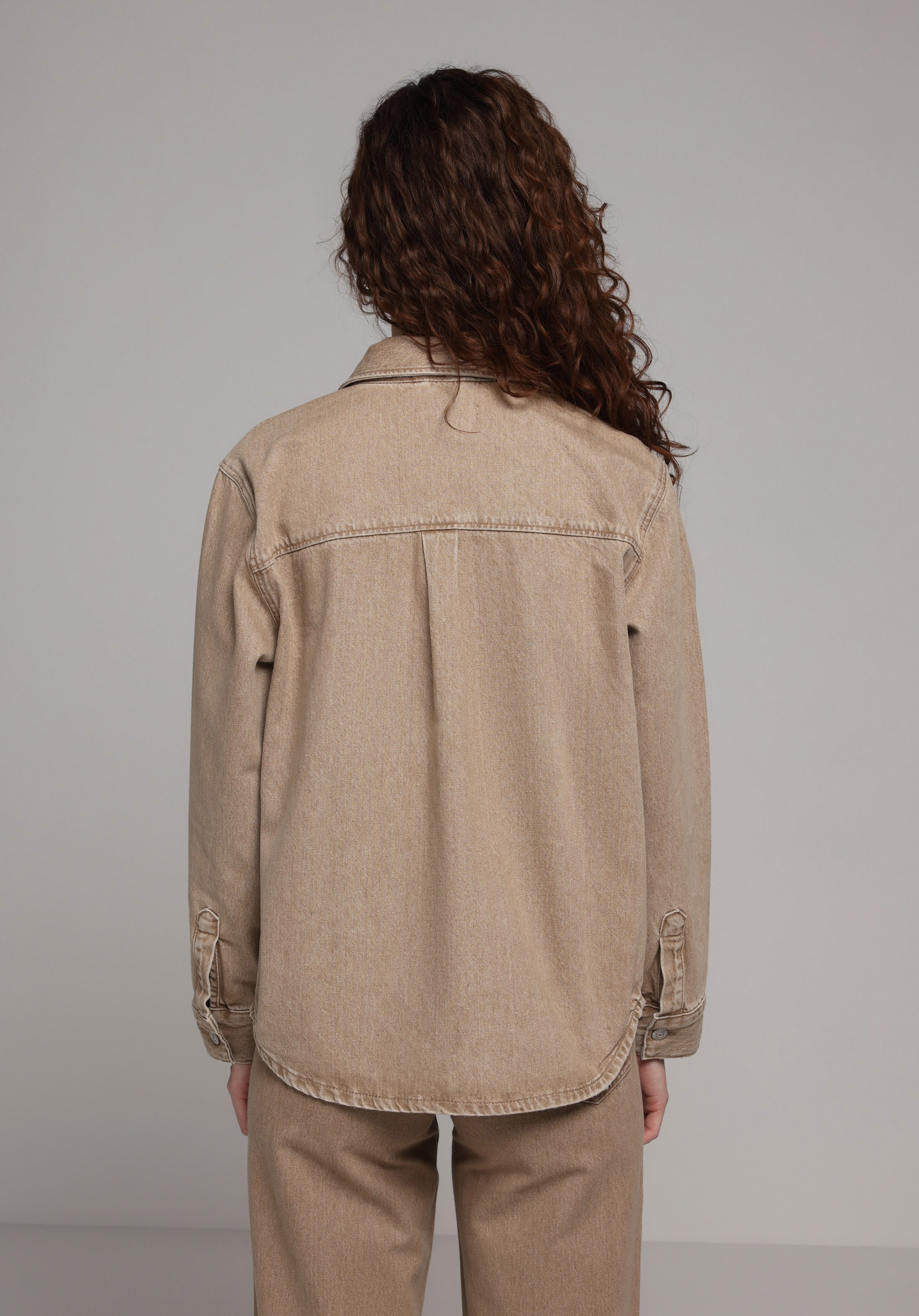 Regular Fit   Kadın Colour Denim Shacket