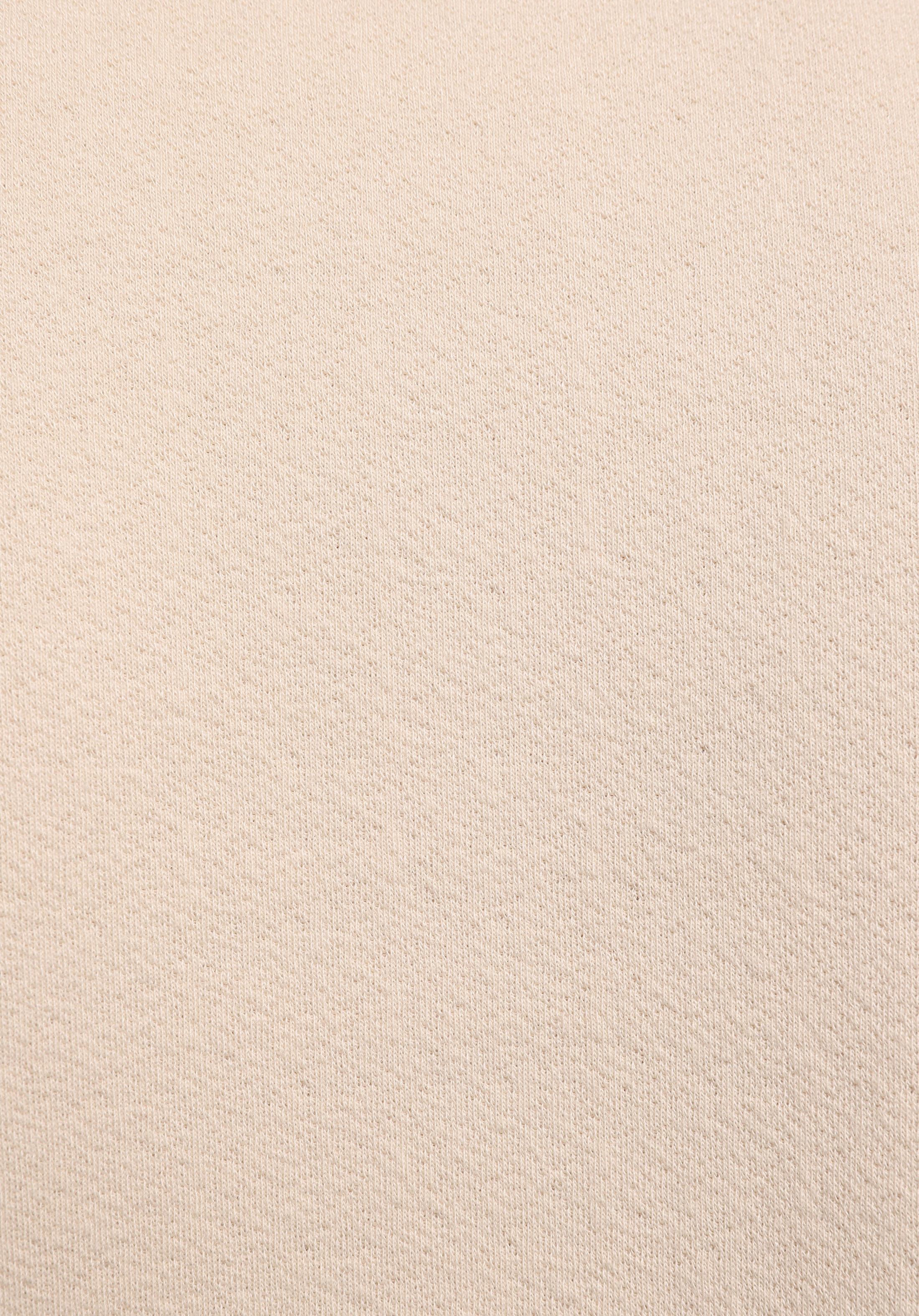 Comfort Fit Yuvarlak Yaka Düz Erkek Bej Kısa Kol Tişört