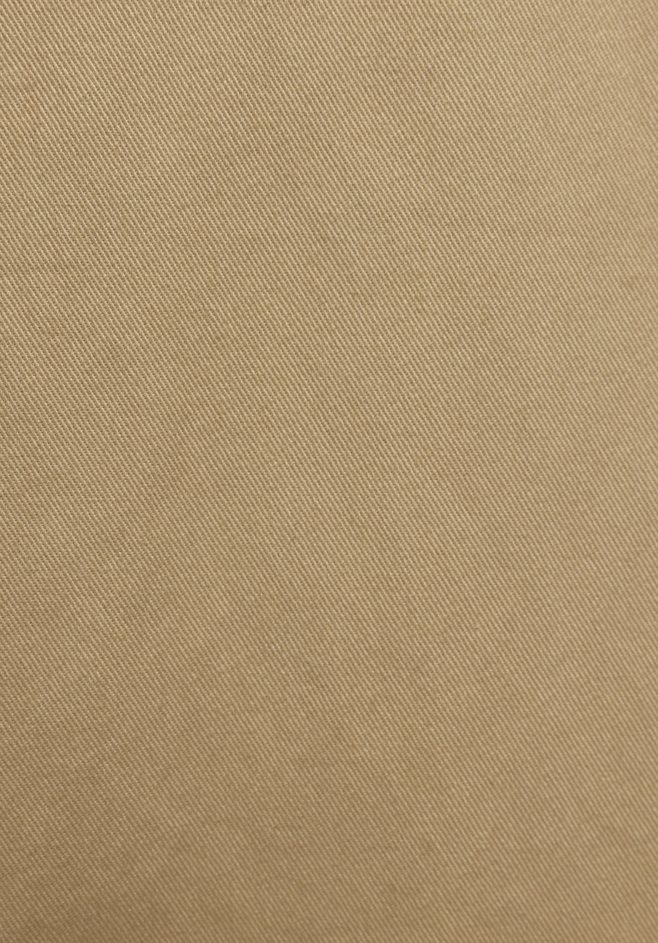 Relaxed Fit Shirt Neck Düz Erkek Kahverengi Uzun Kol Gömlek