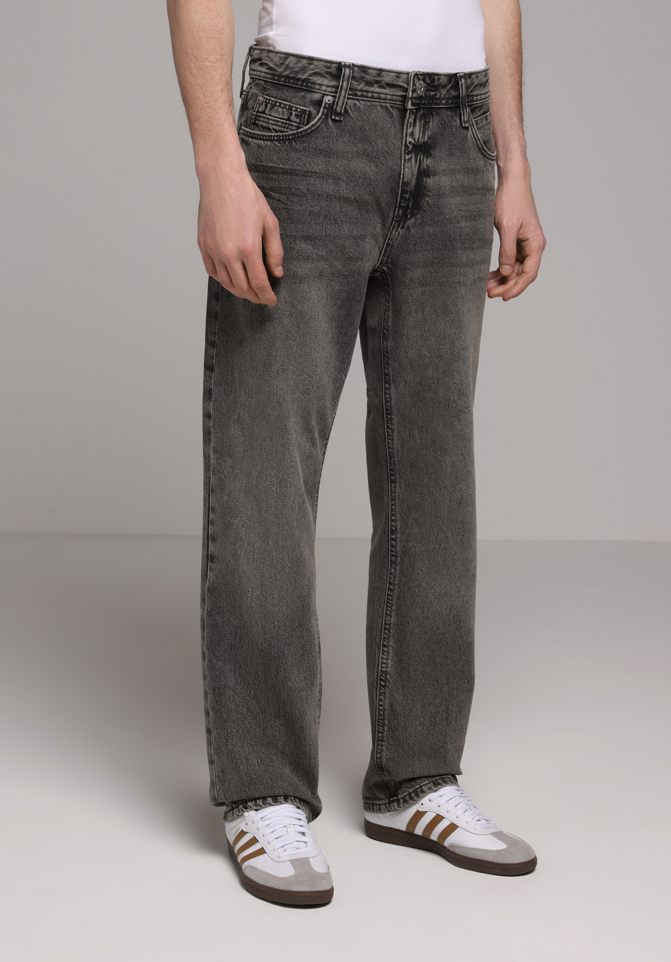 Regular Fit   Erkek Green Cast Denim Jean Pantolon