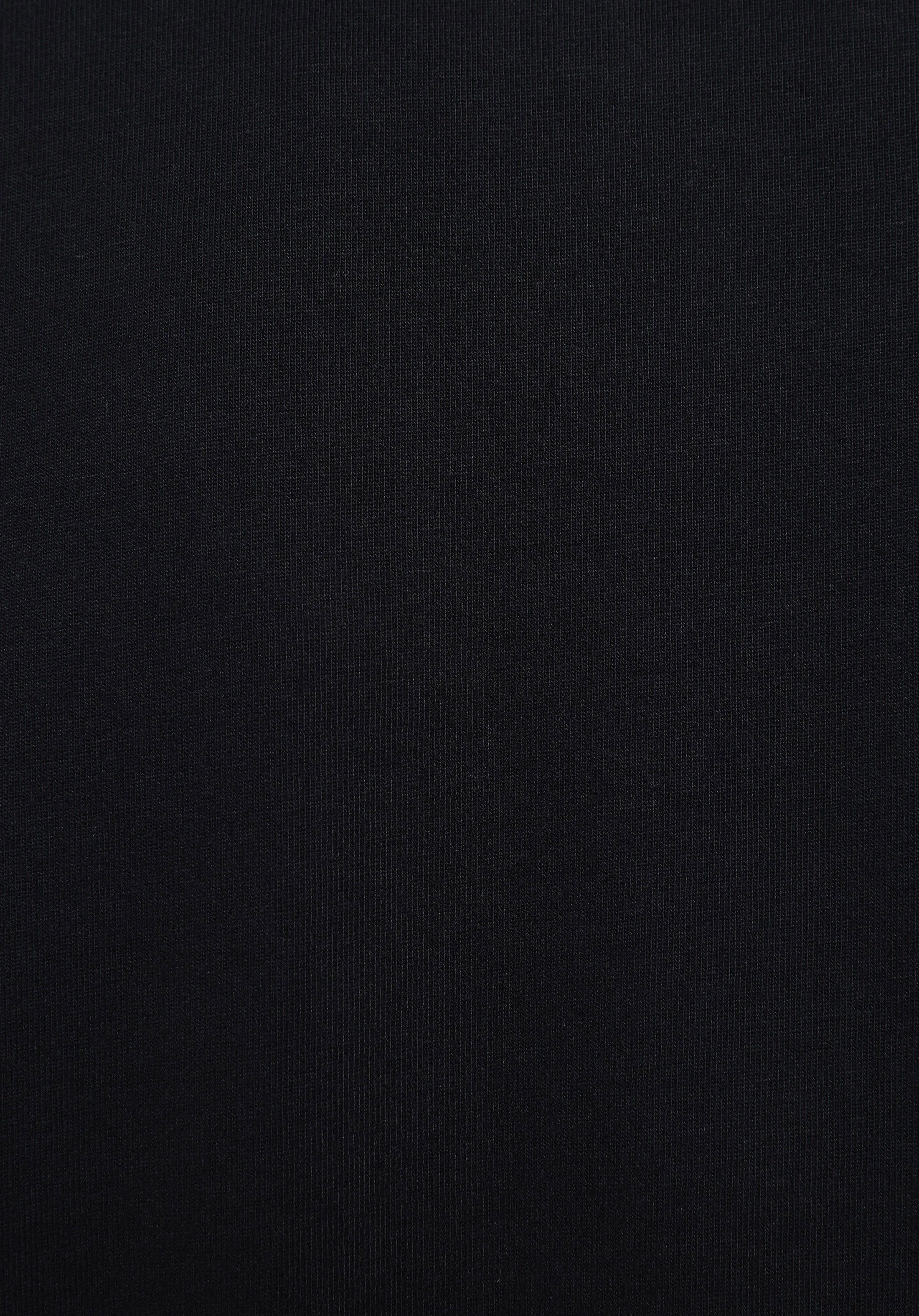 Oversize Fit Yuvarlak Yaka Düz Erkek Siyah Kısa Kol Tişört