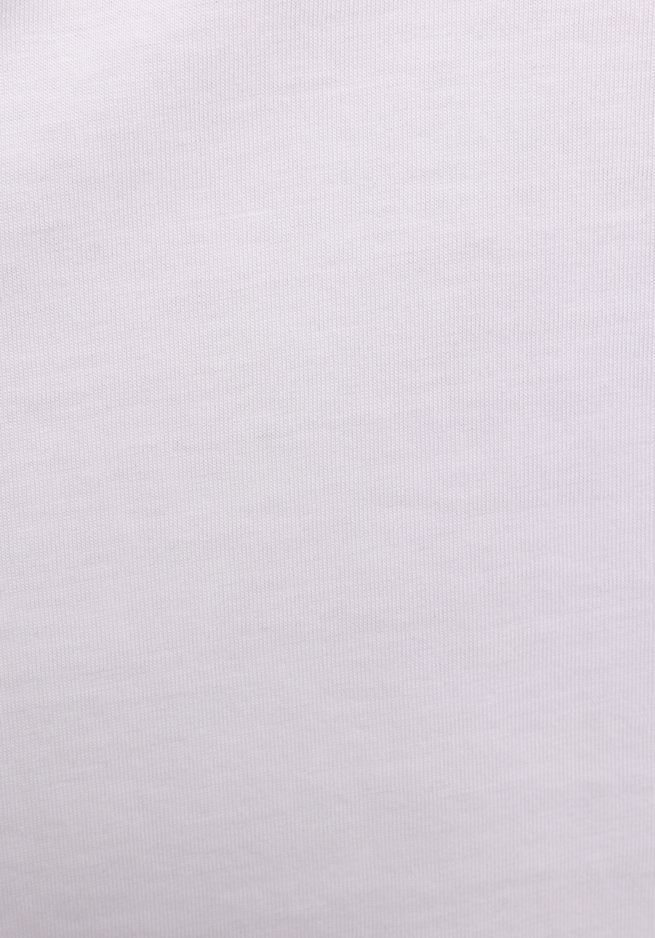 Regular Fit Yuvarlak Yaka Nakışlı Kadın Beyaz Kısa Kol Tişört