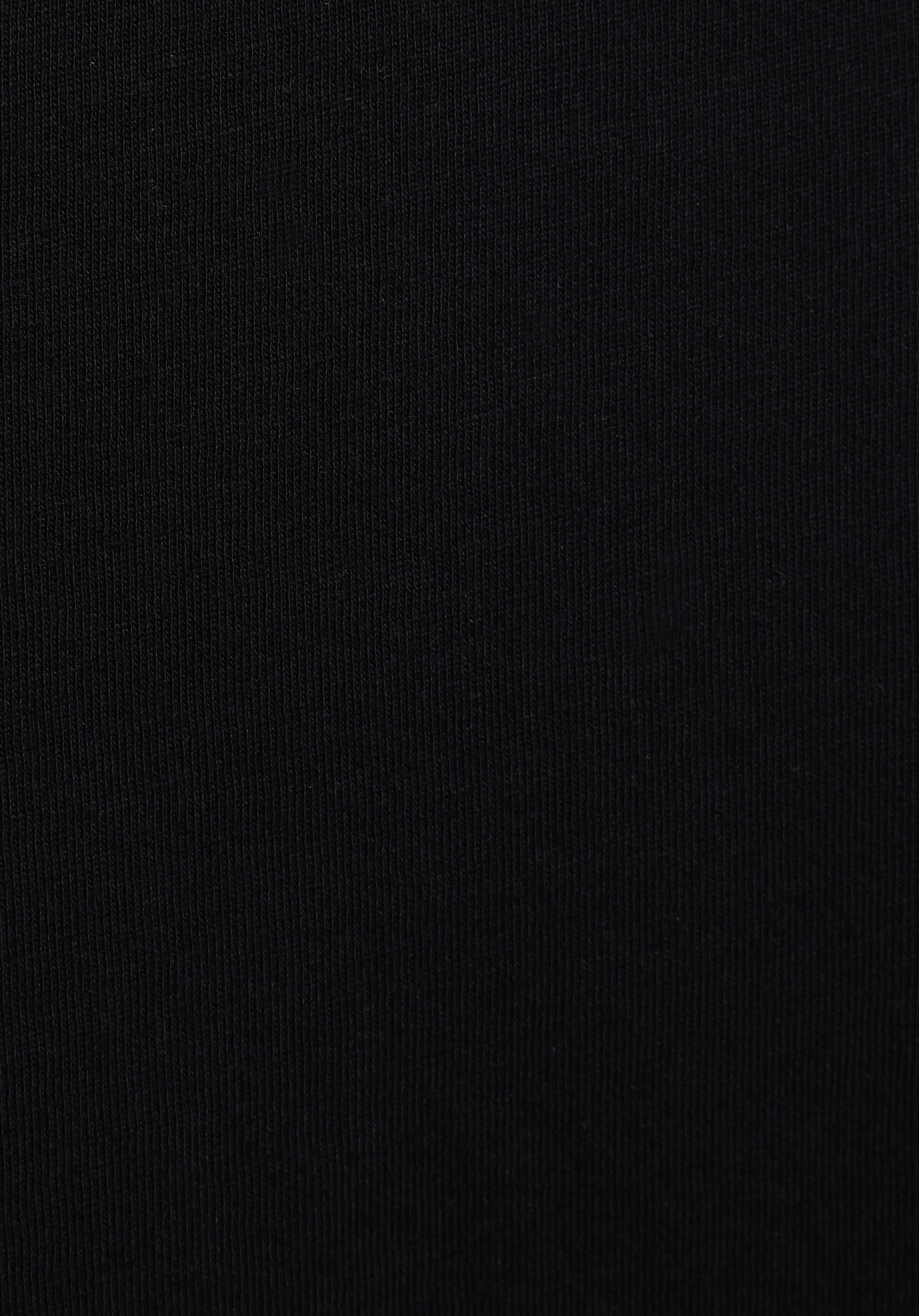 Regular Fit Yuvarlak Yaka Baskılı Kadın Siyah Kısa Kol Tişört