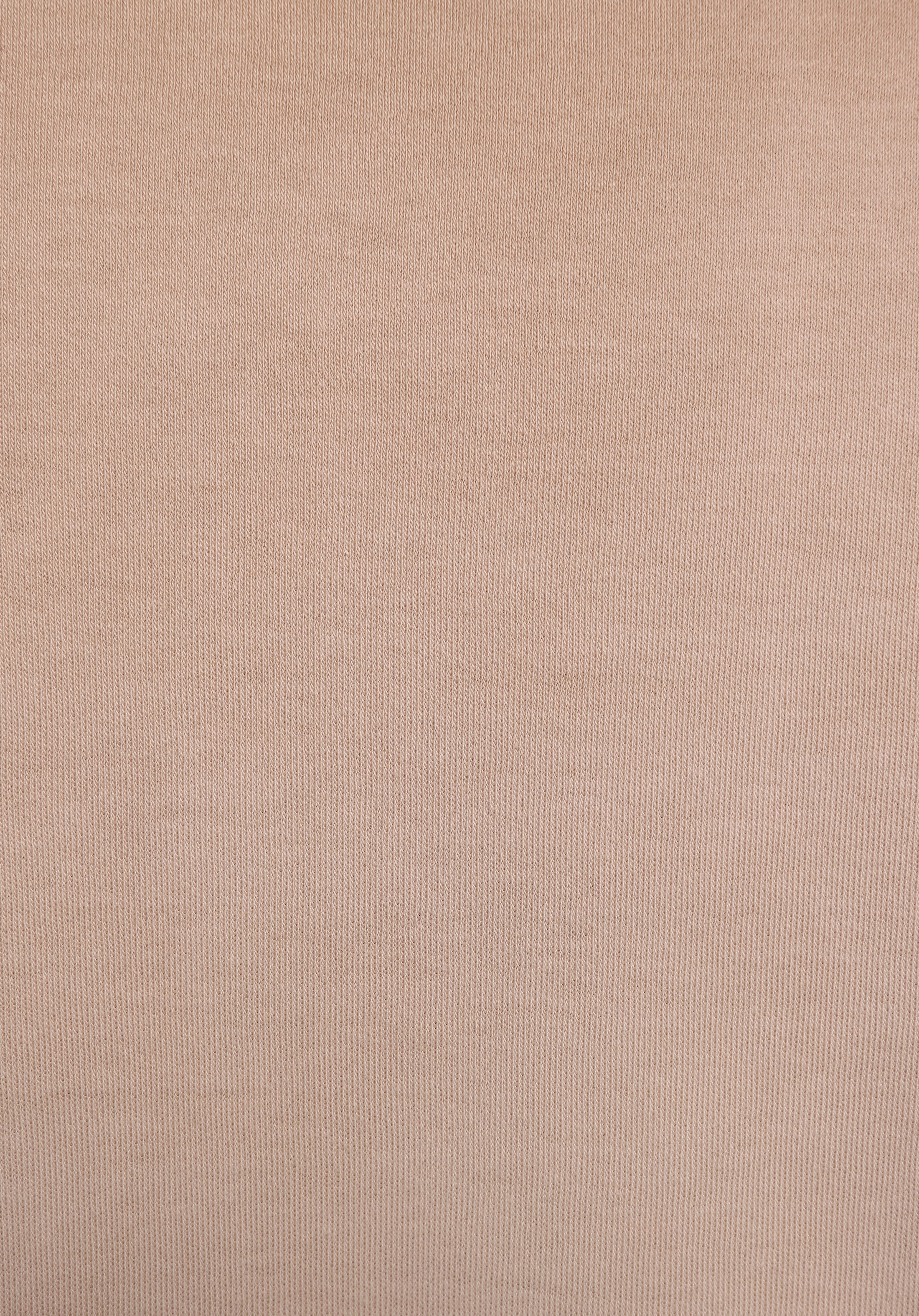 Regular Fit Yuvarlak Yaka Baskılı Kadın Bej Kısa Kol Tişört