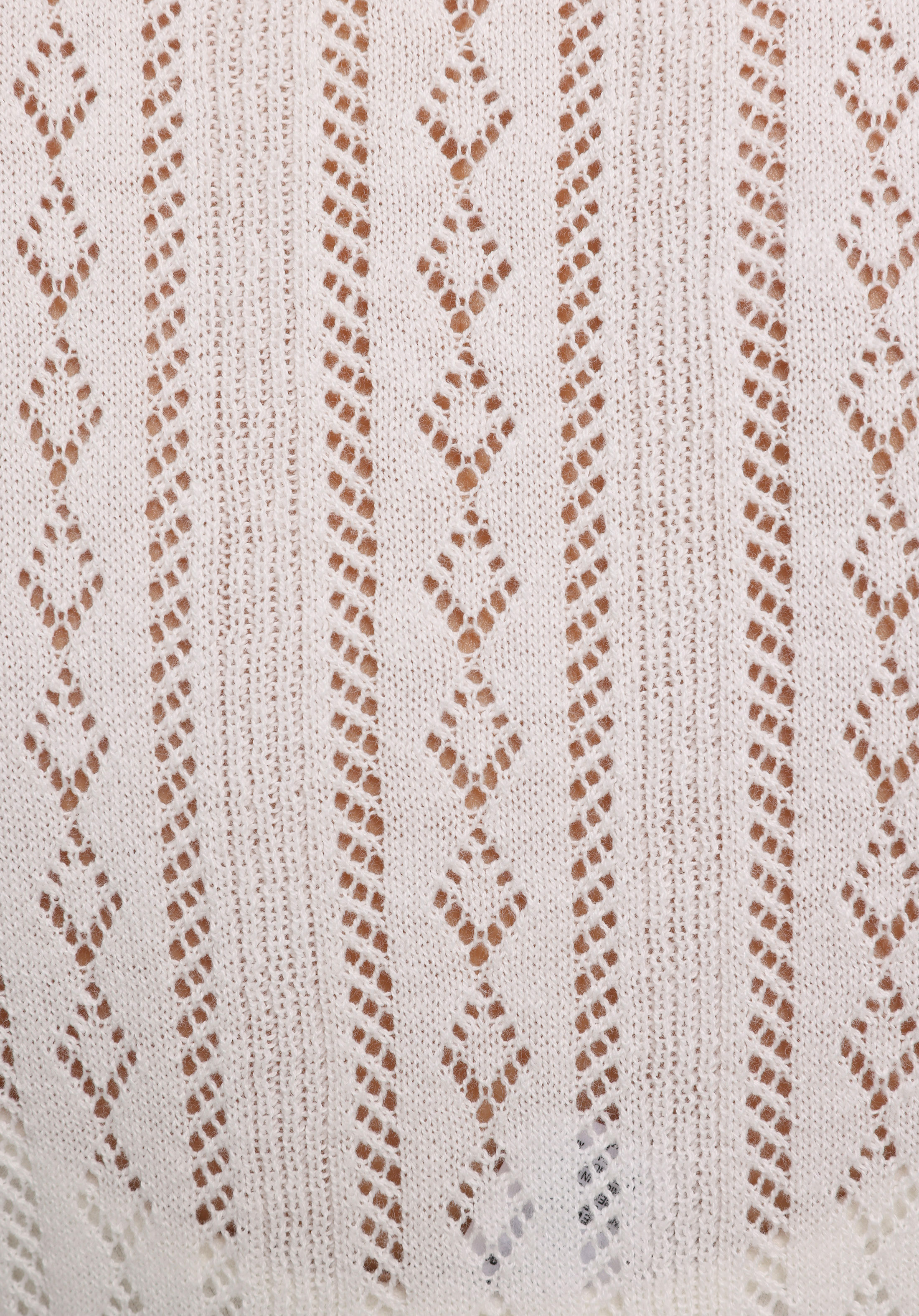 Slim Fit Polo Yaka Düz Kadın Ekru Kısa Kol Kazak