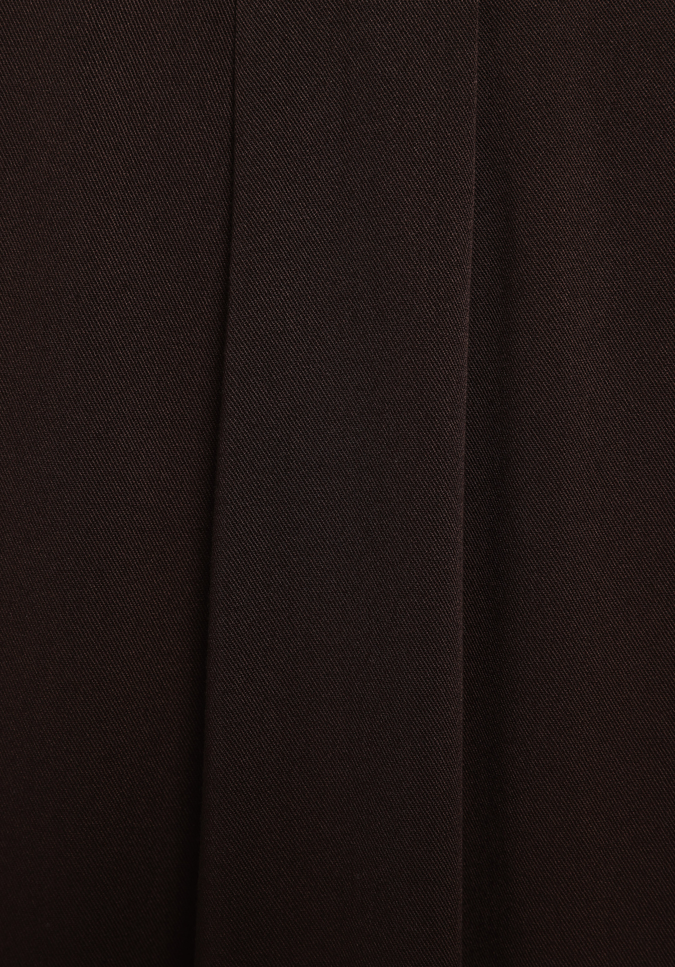 Regular Fit Shirt Neck Düz Kadın Kahverengi Uzun Kol Gömlek