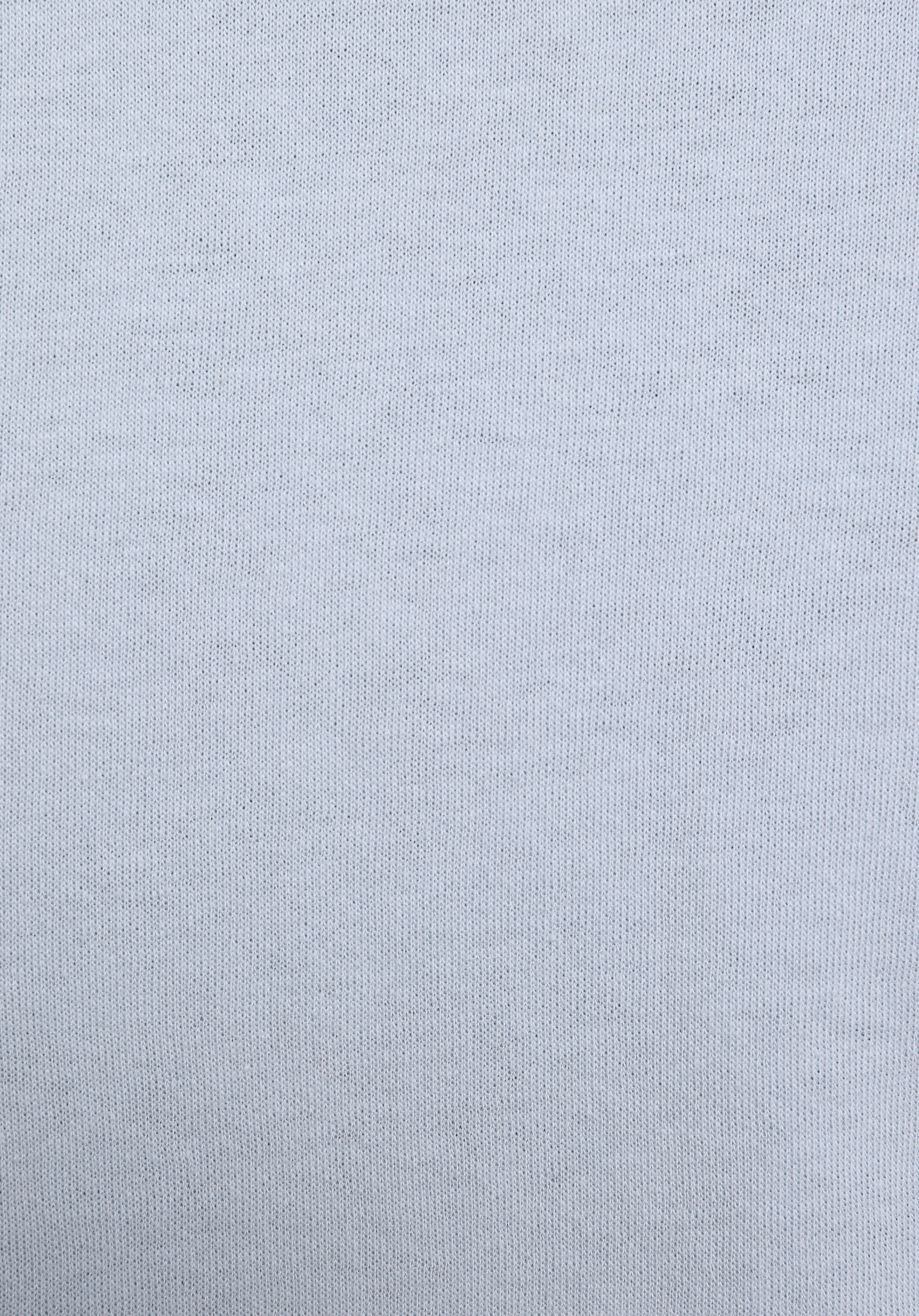 Regular Fit Yuvarlak Yaka Düz Kadın Mavi Sweatshirt