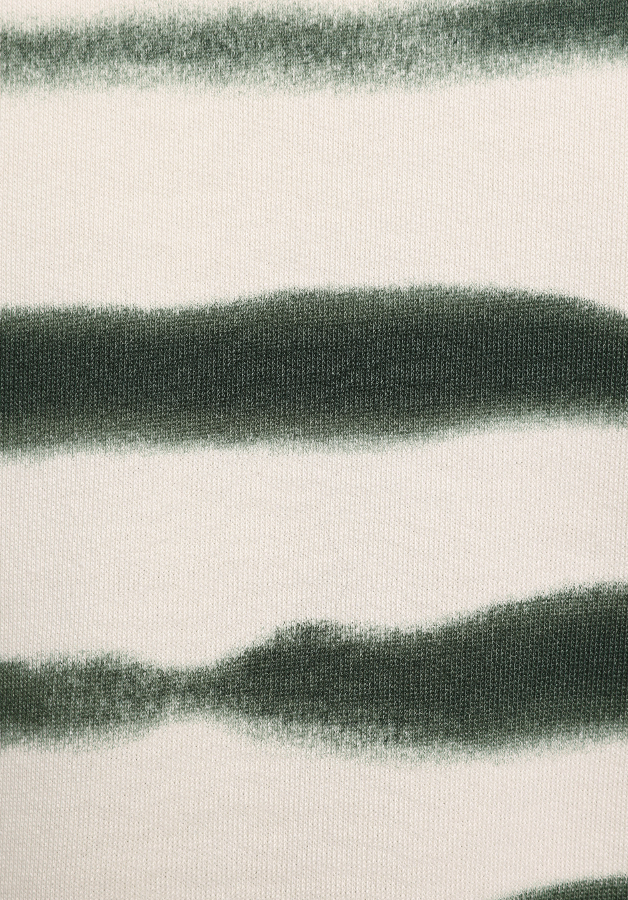 Regular Fit Yuvarlak Yaka Batik Kadın Yeşil Sweatshirt