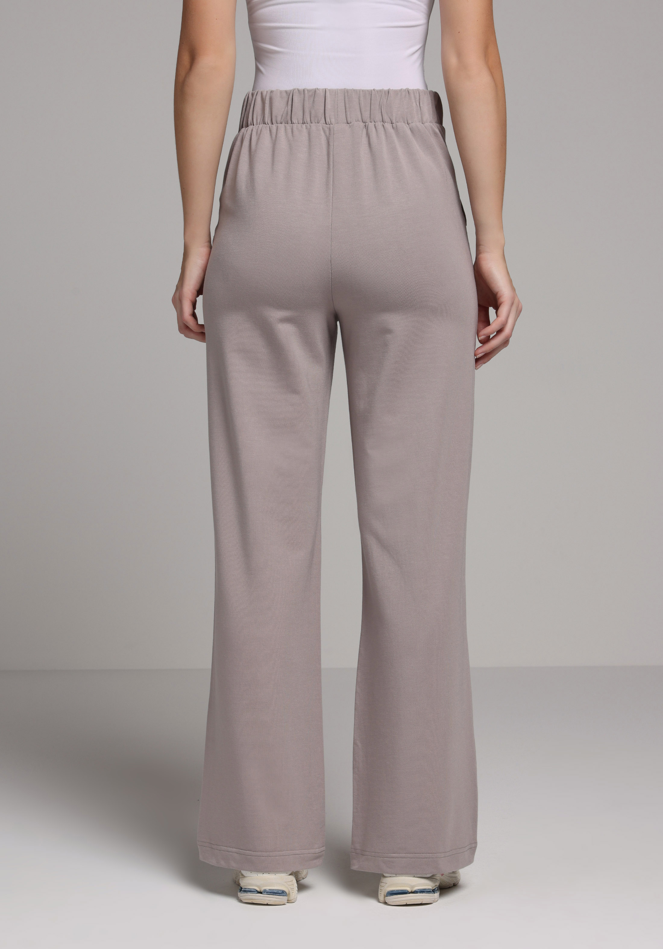 Regular Fit Orta Bel Düz Kadın  Eşofman Altı