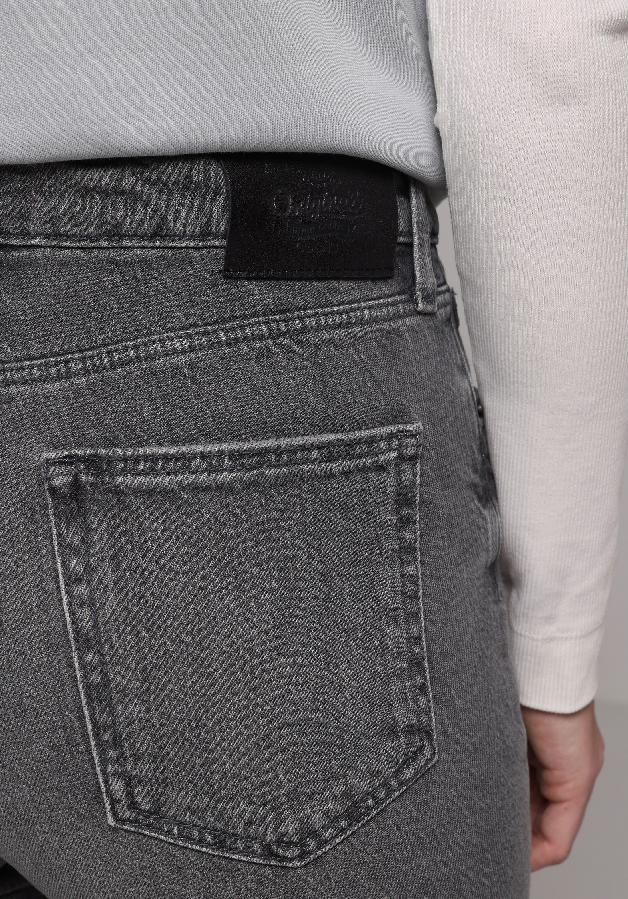 Regular Fit   Kadın Grey Denim Jean Pantolon