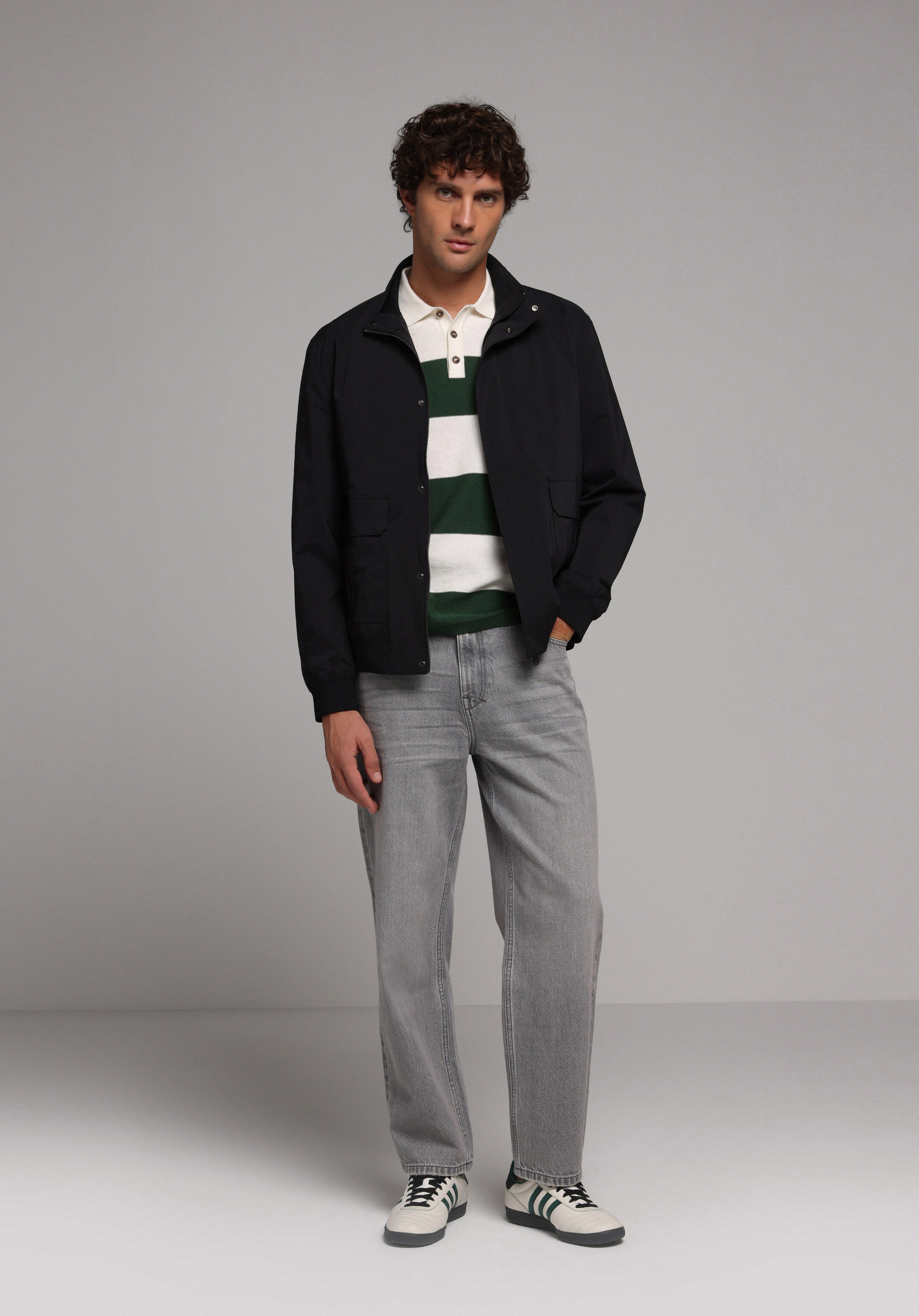 Regular Fit    Erkek Siyah Ceket