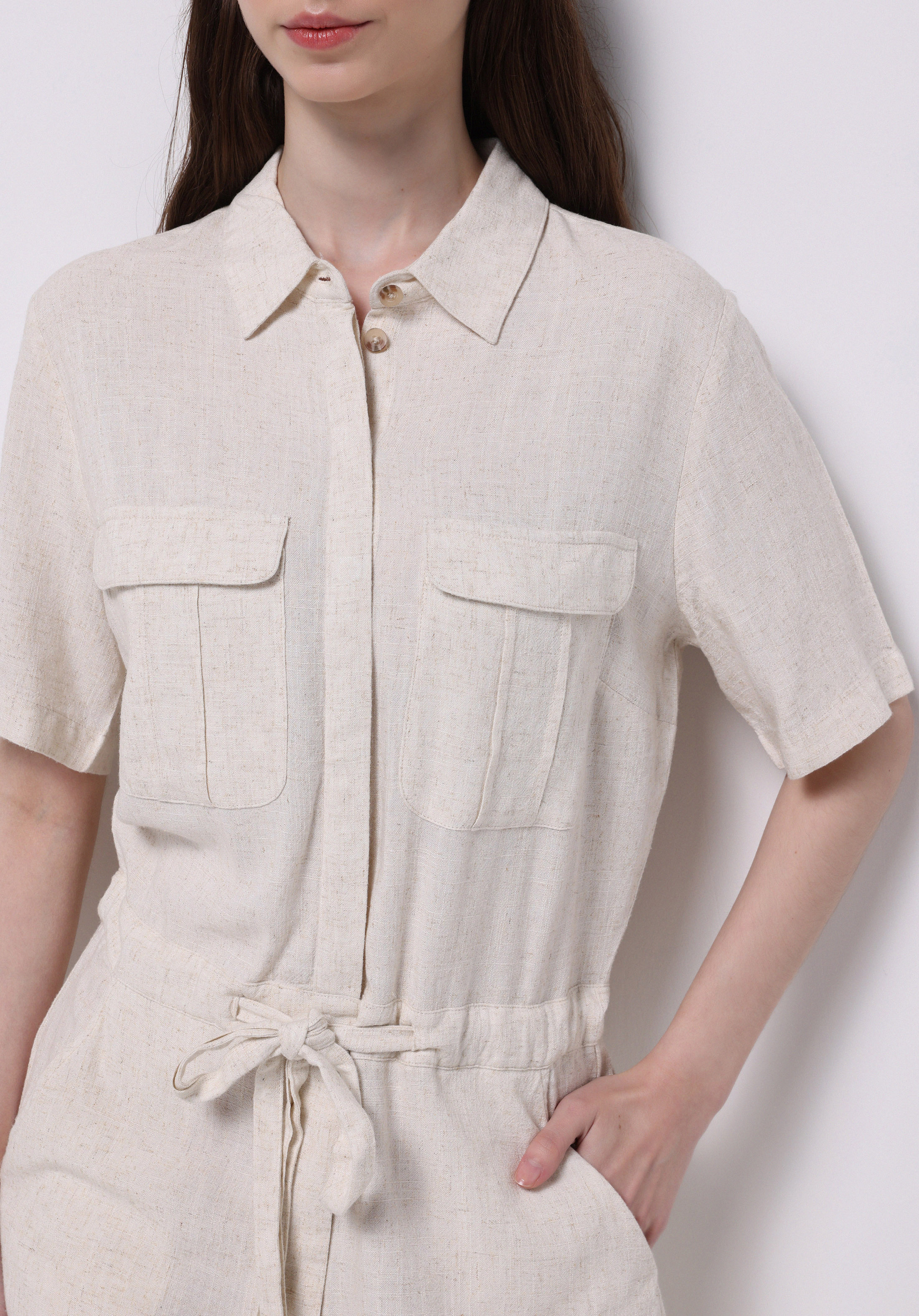 Regular Fit  Kadın Bej  Elbise