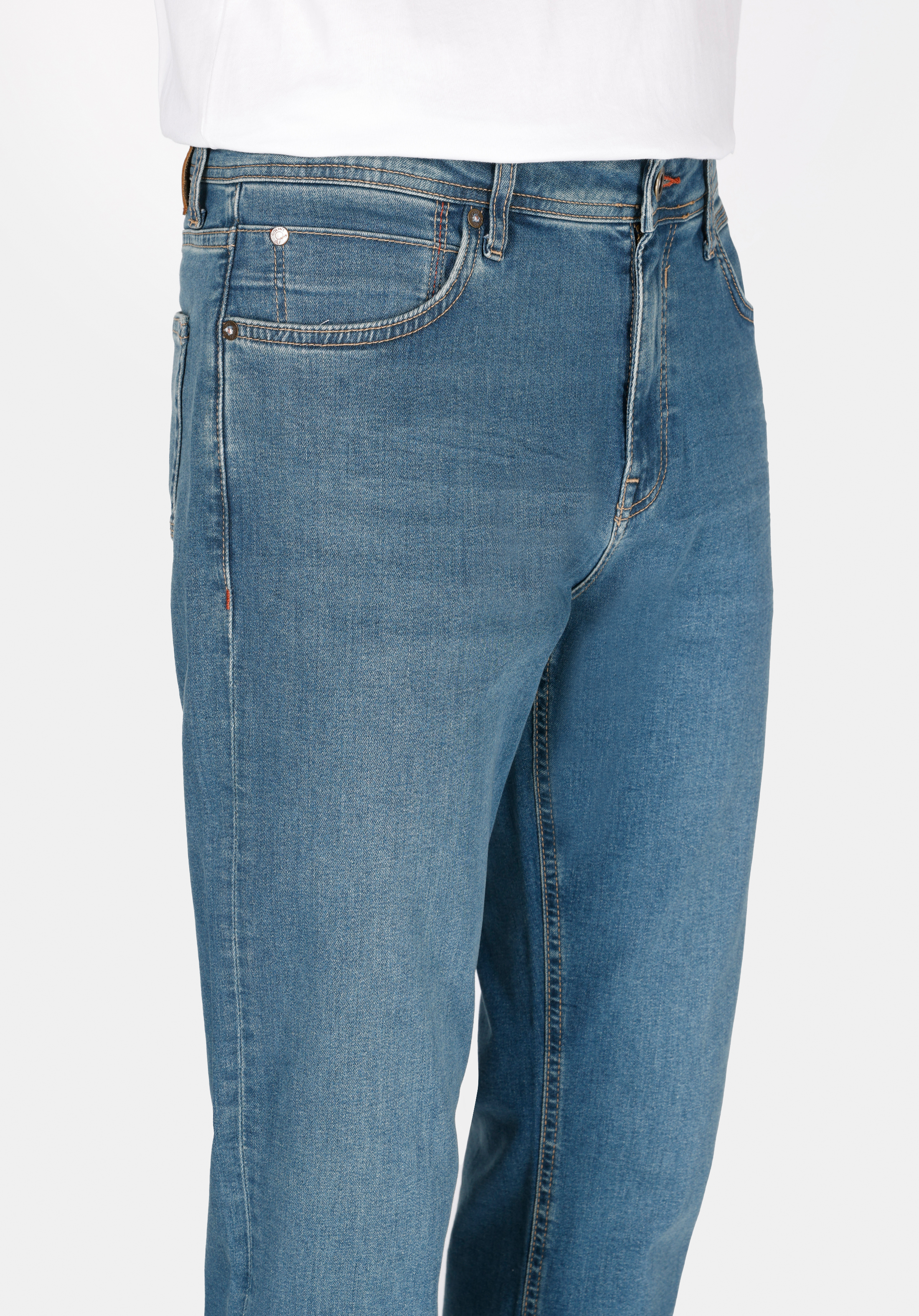 Regular Fit   Erkek Green Cast Denim Jean Pantolon