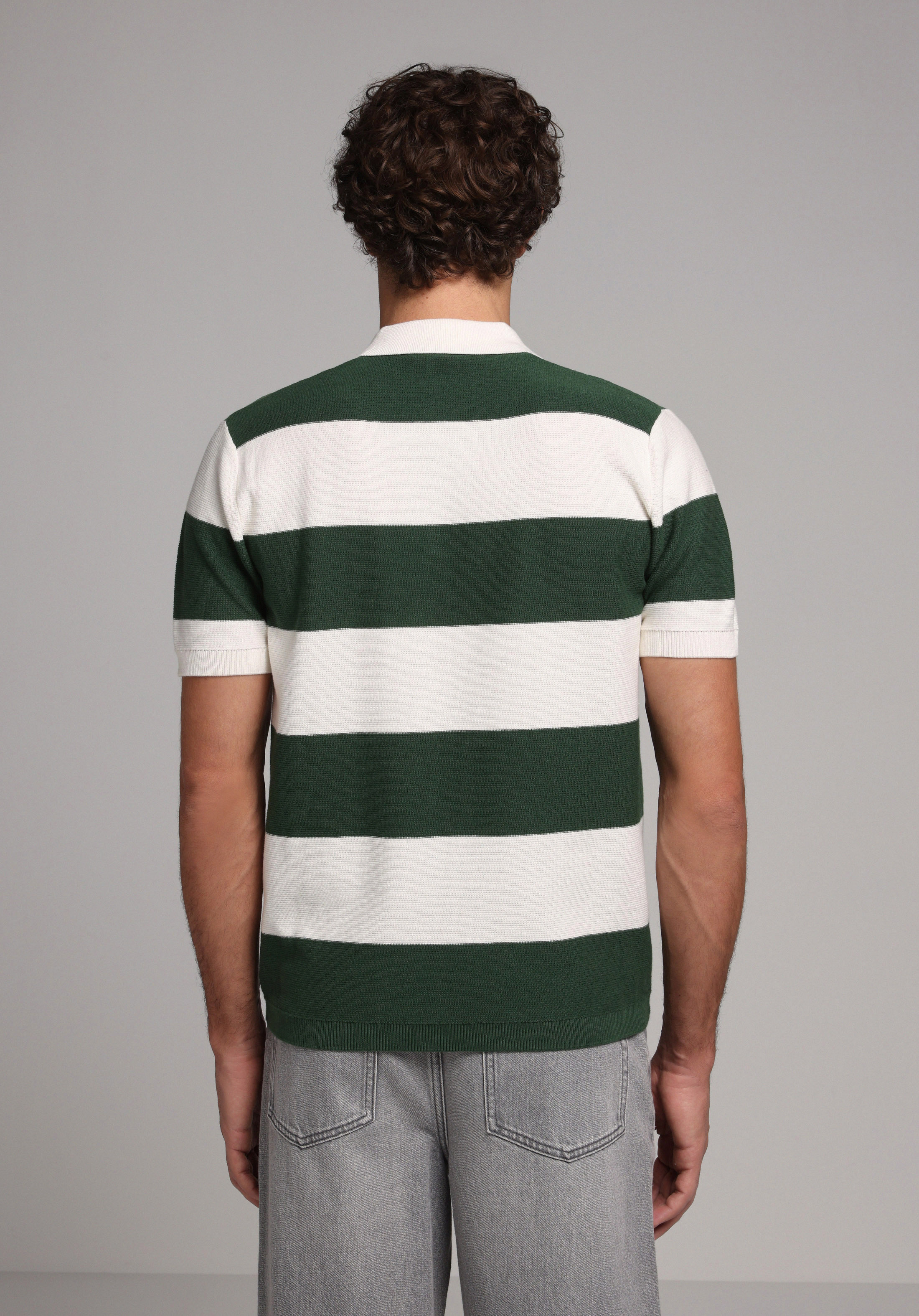 Regular Fit   Erkek Yeşil  Kazak