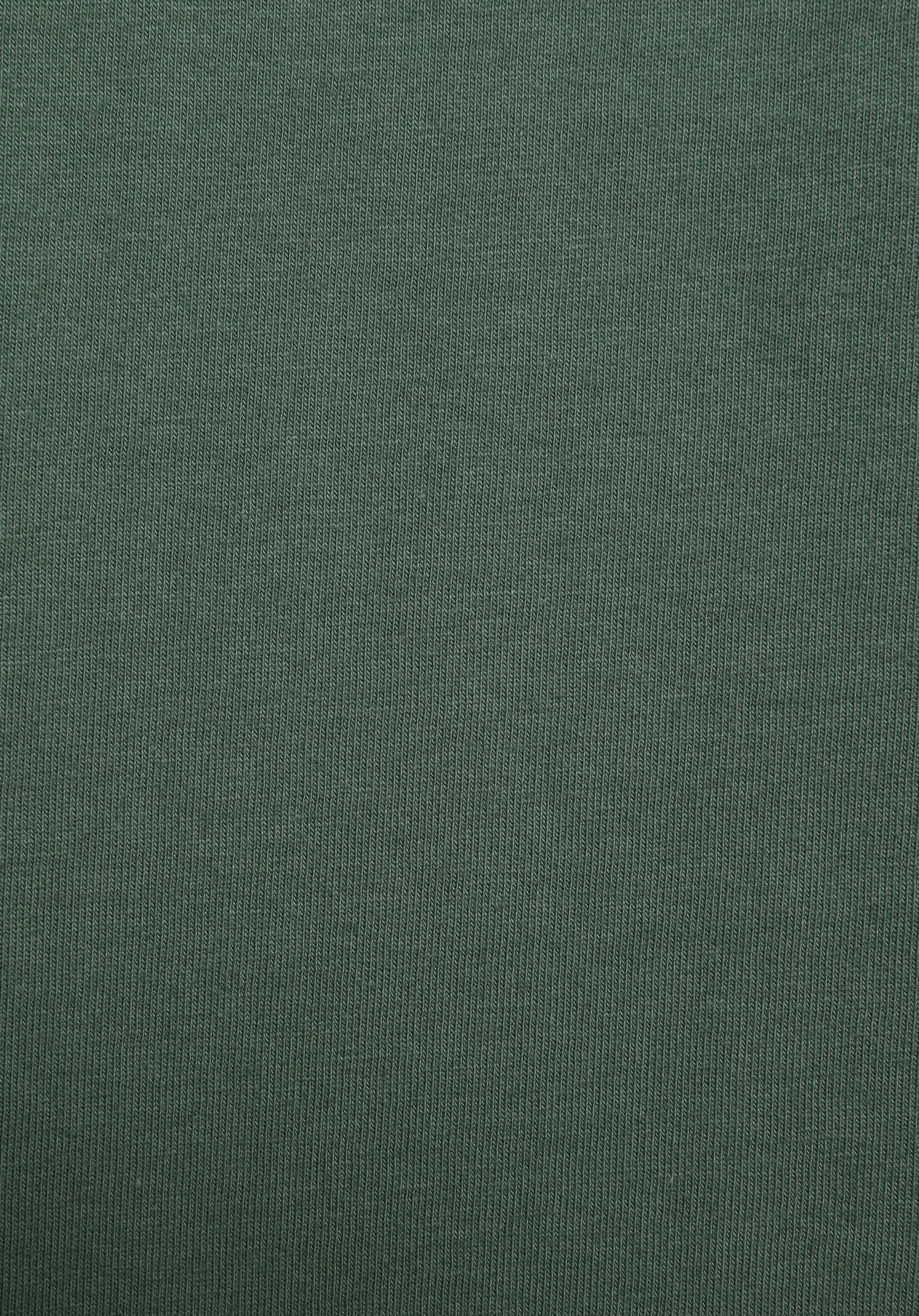 Comfort Fit Yuvarlak Yaka Düz Erkek Yeşil Kısa Kol Tişört