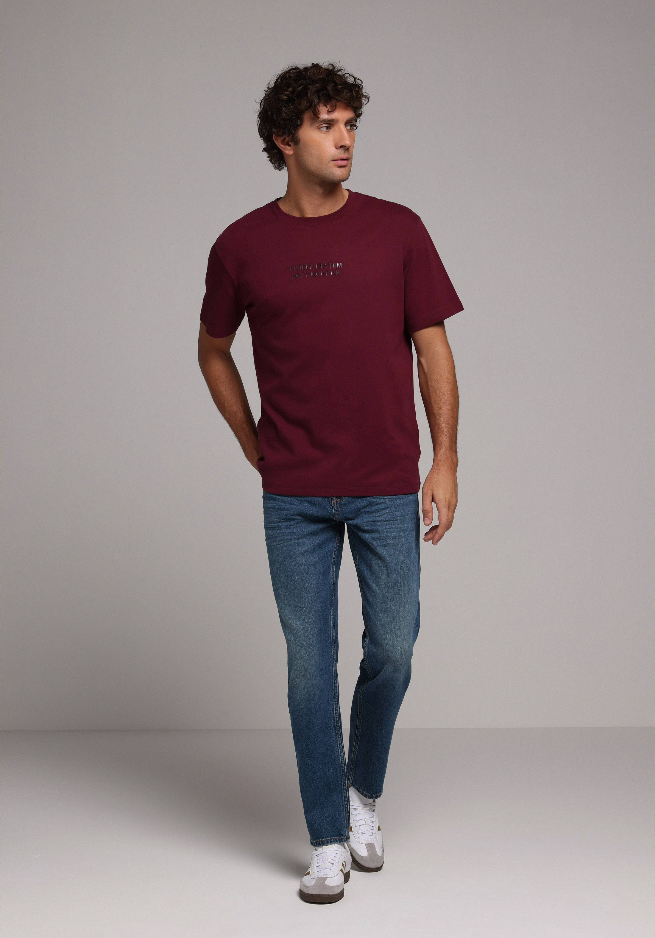 Regular Fit   Erkek Green Cast Denim Jean Pantolon