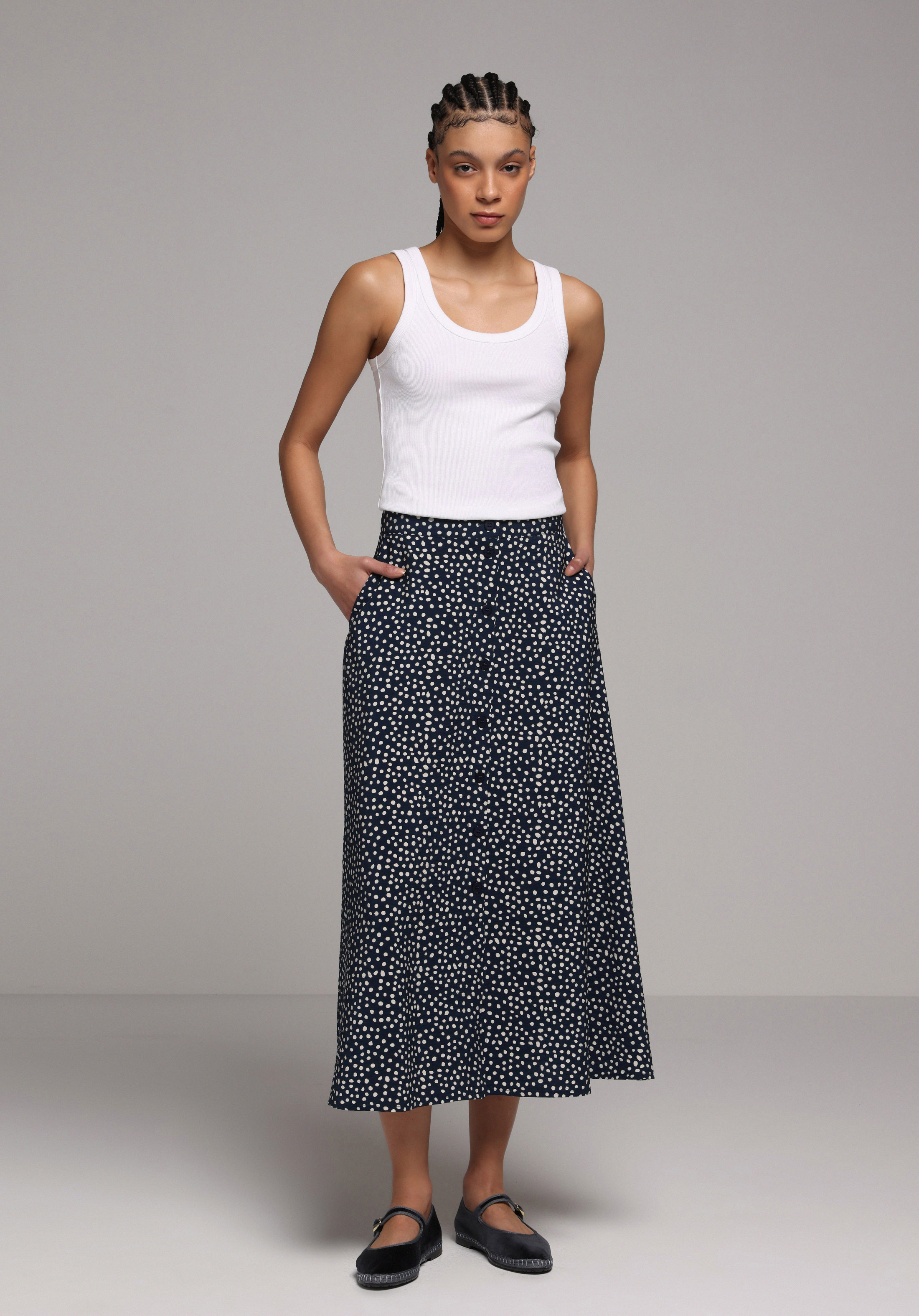 Slim Fit   Kadın Beyaz Atlet