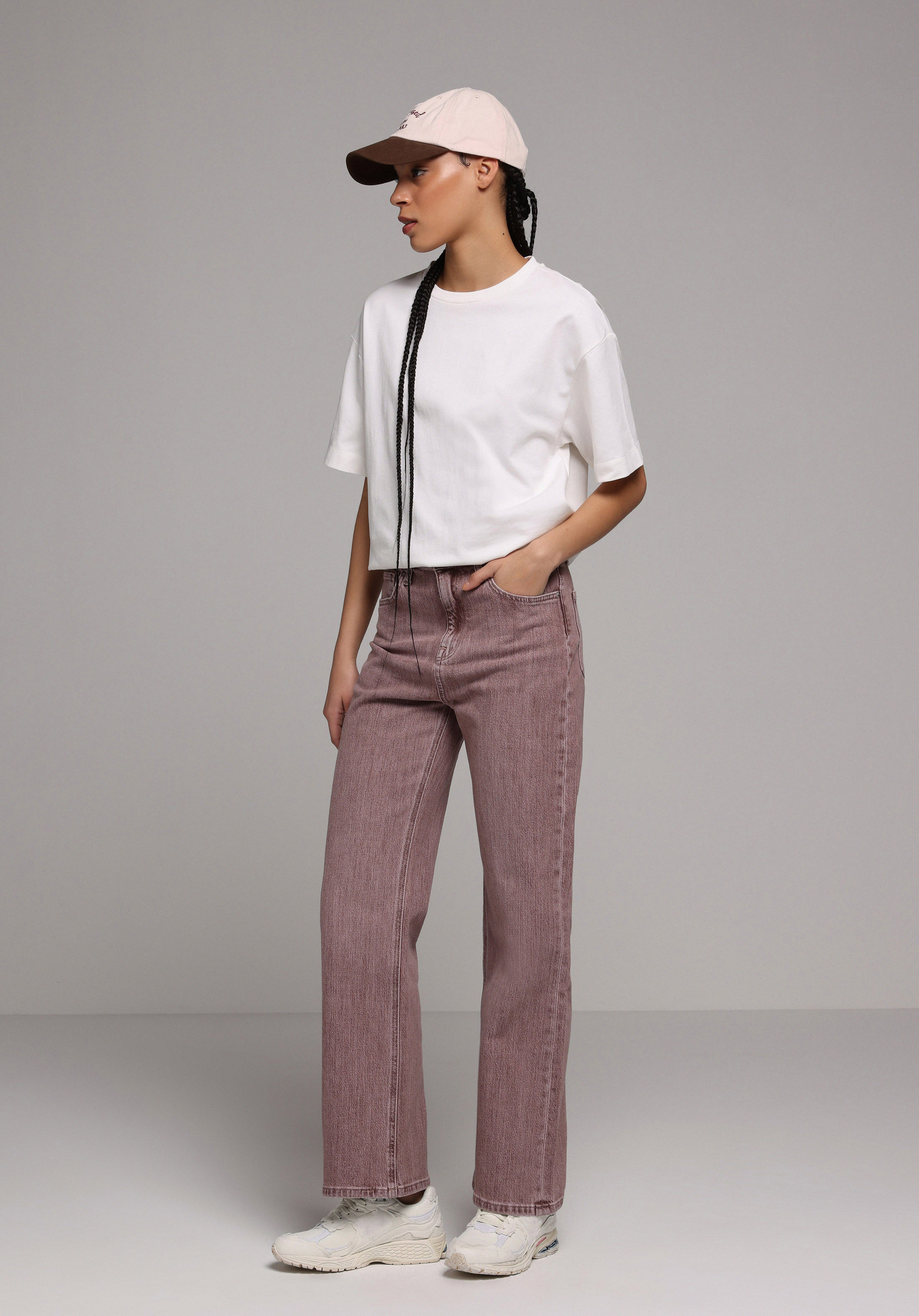 Straight Fit   Kadın Colour Denim Jean Pantolon