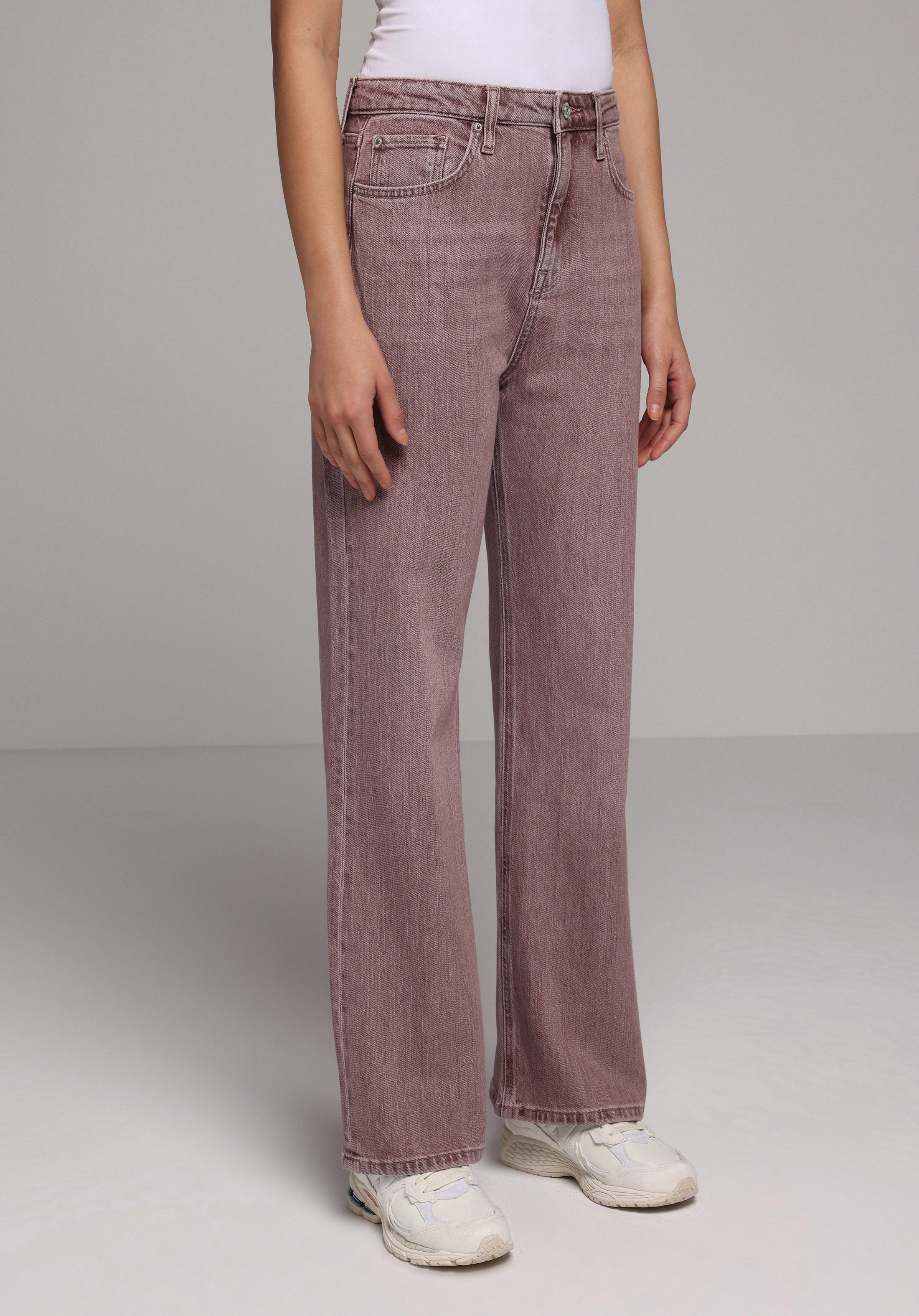 Straight Fit   Kadın Colour Denim Jean Pantolon