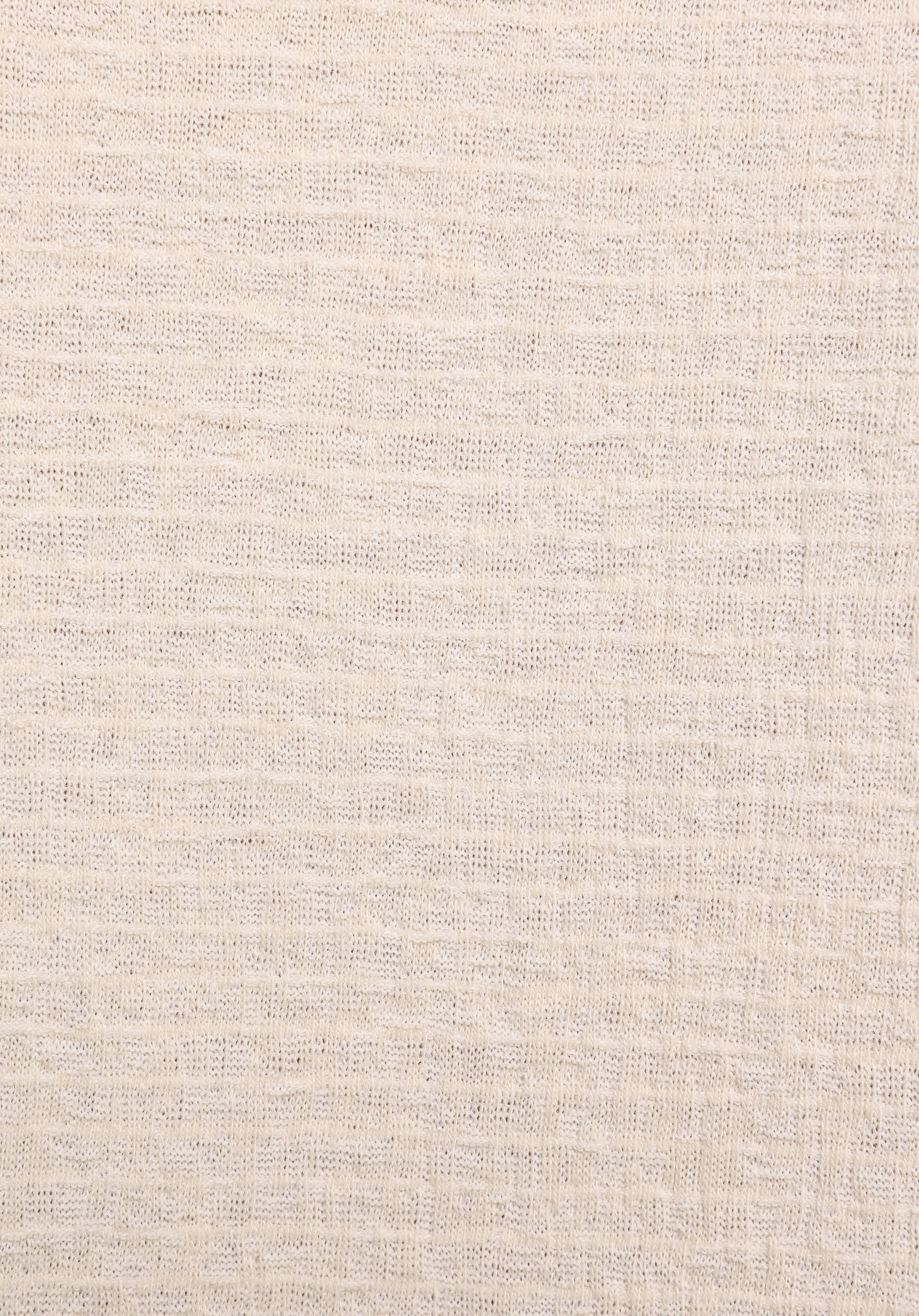 Regular Fit Yuvarlak Yaka Düz Kadın Ekru Kısa Kol Tişört