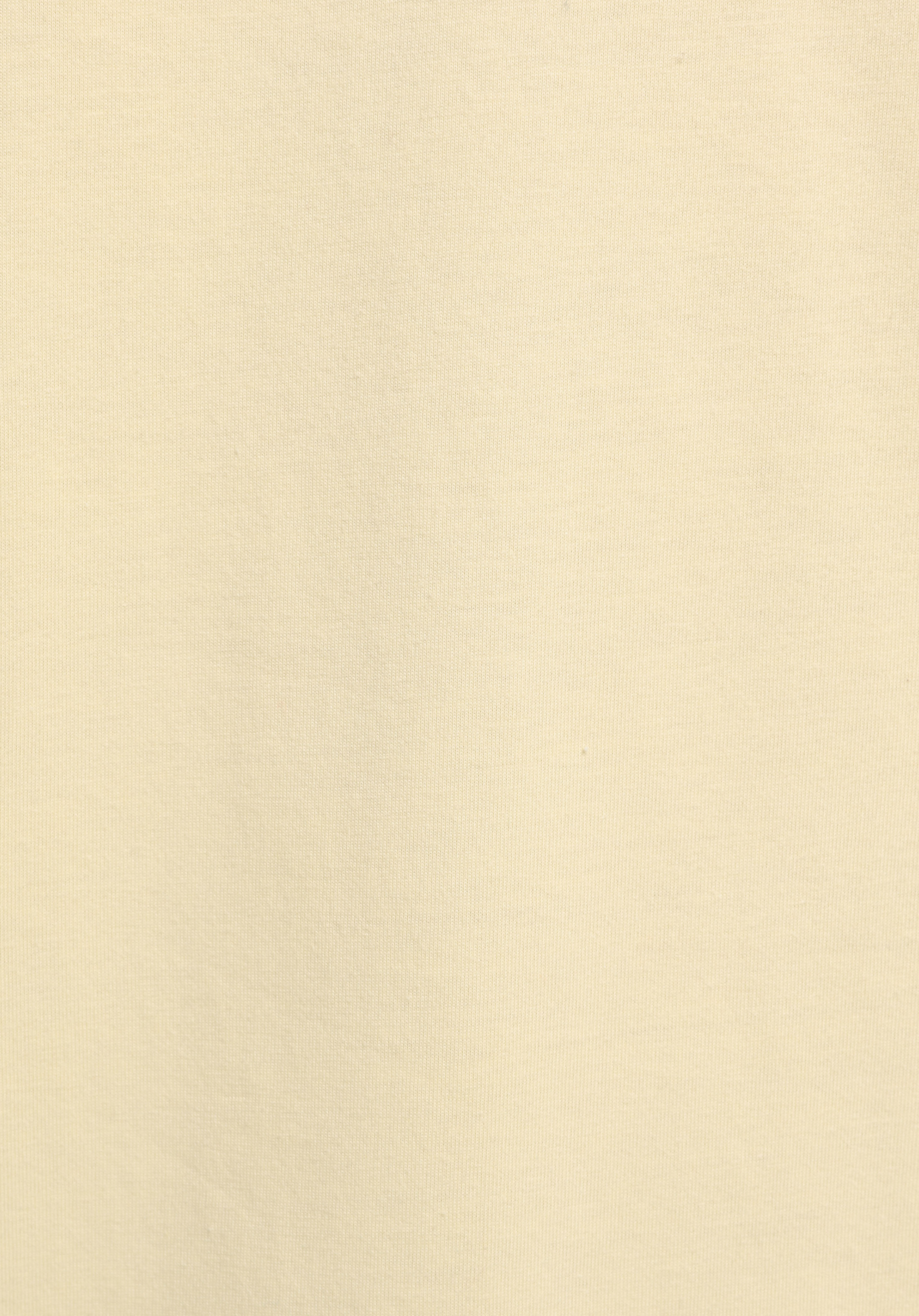 Relax Fit Yuvarlak Yaka Baskılı Kadın Sari Kısa Kol Tişört